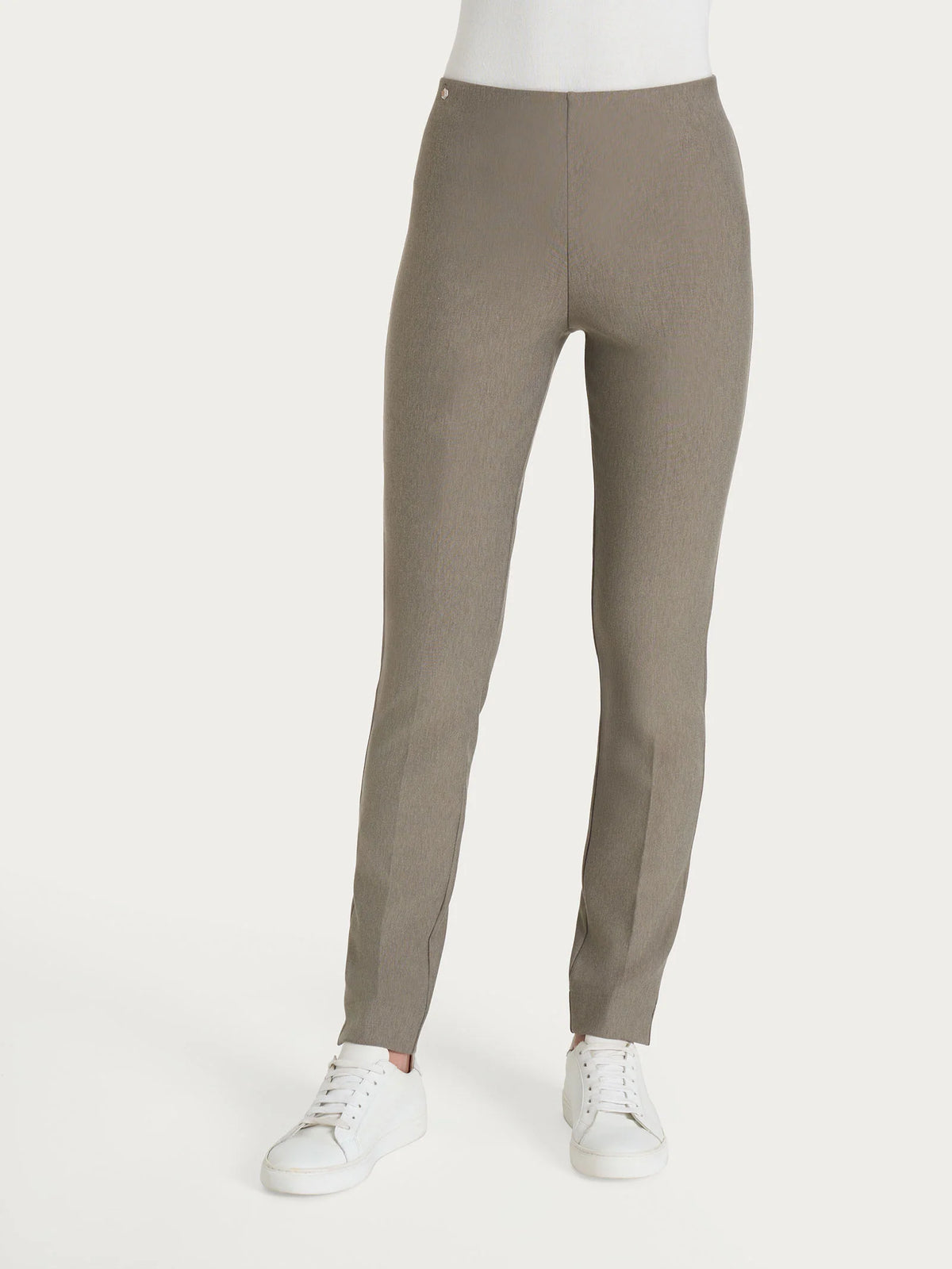 Ragno - Pantalone a sigaretta con spacchetti in Compact - Donna