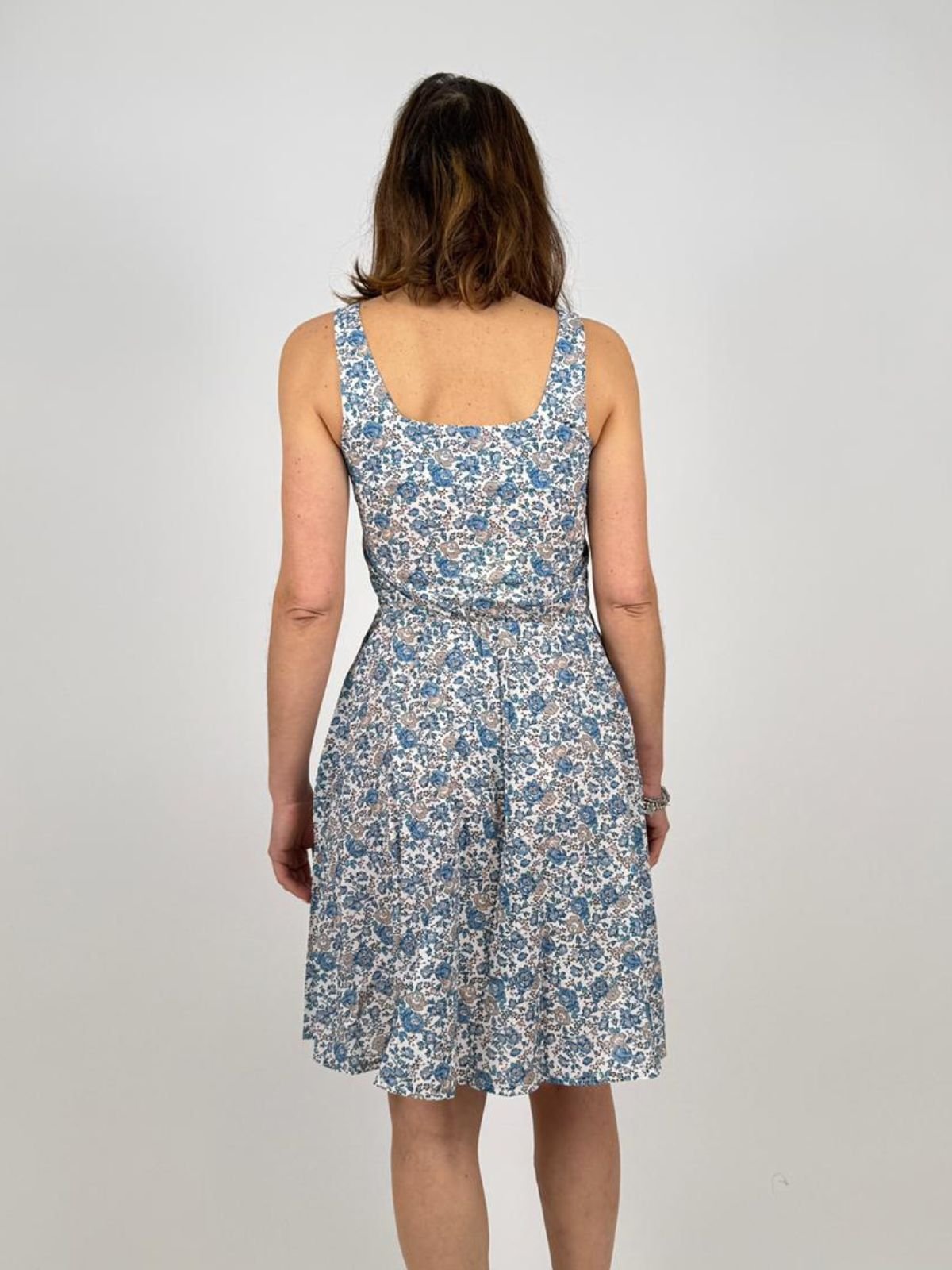 Lolita - Abito Corto Smanicato Stampa Provenzale - Donna - World Fashion