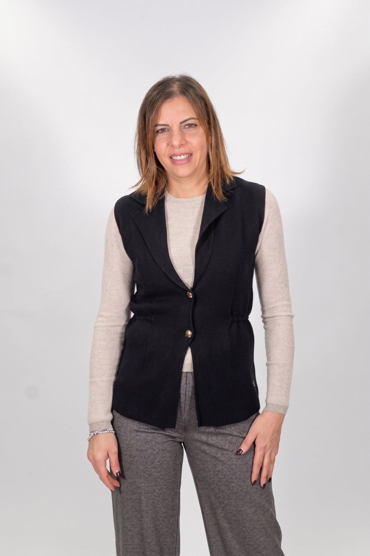 Lolita - Giacca lunga sciallata - Donna - World Fashion
