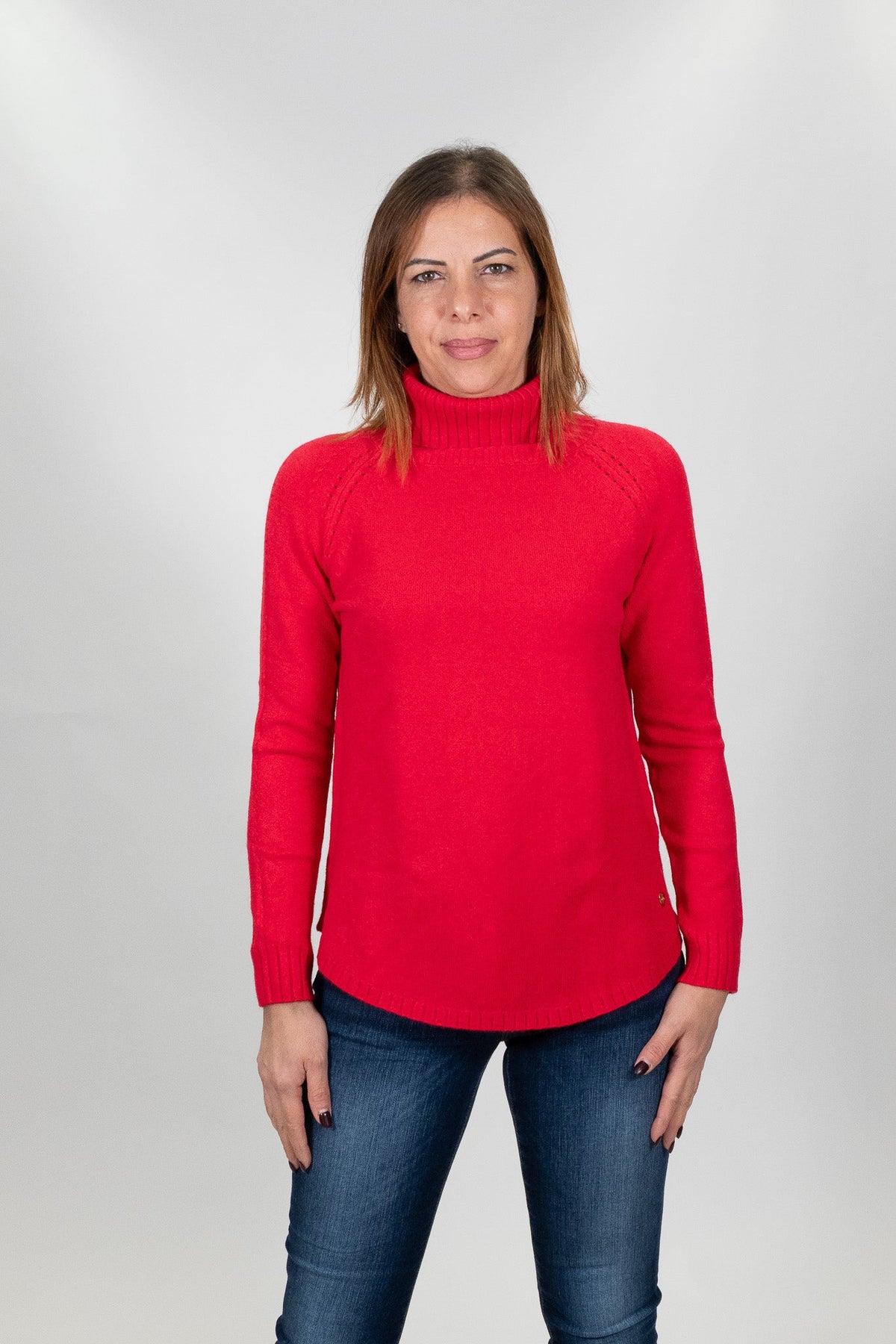 Lolita - Pull collo alto stondato - Donna - World Fashion