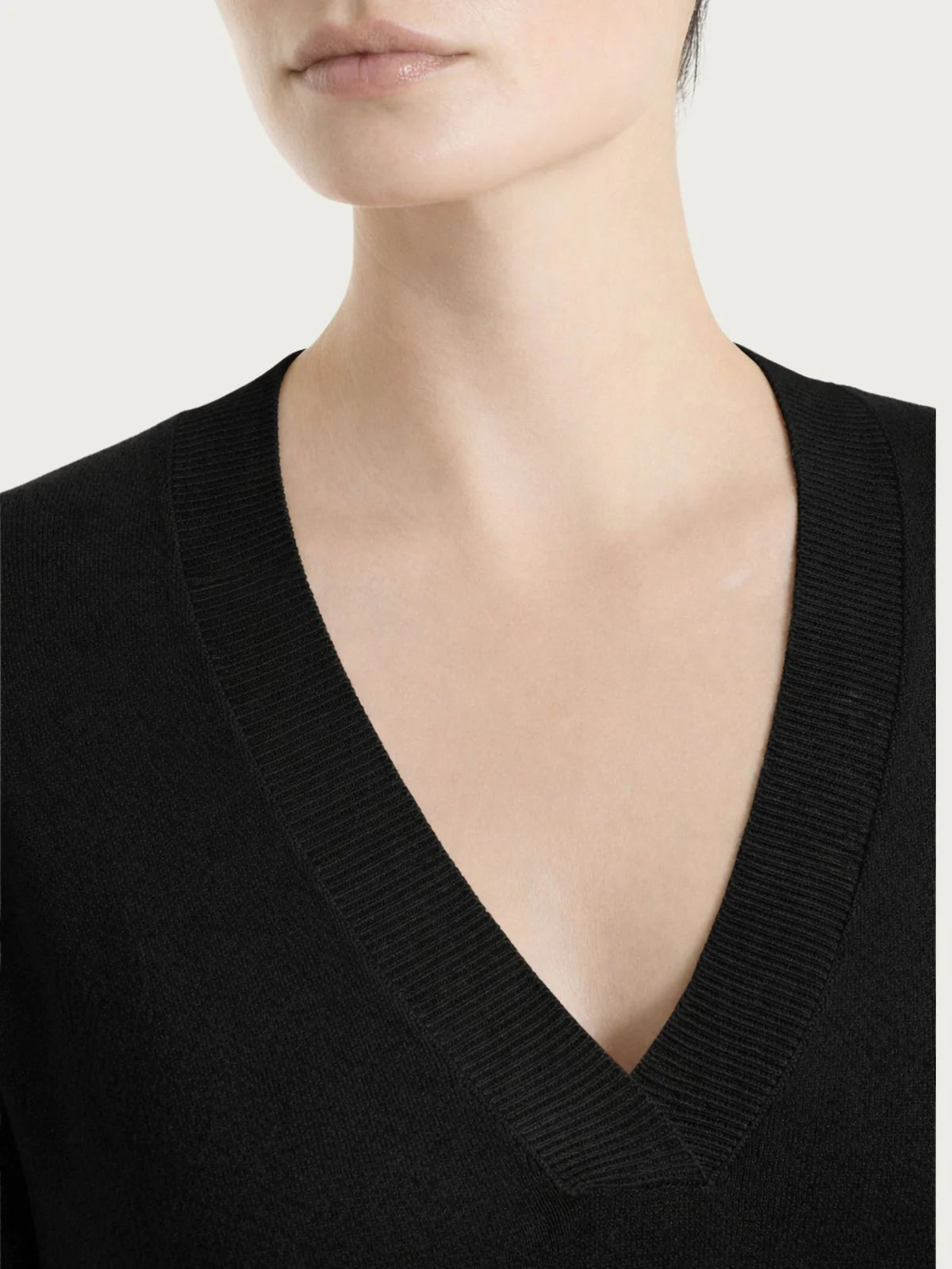 Maglia con scollo a V e con manica 3/4 in Summertime Donna - Ragno - World Fashion