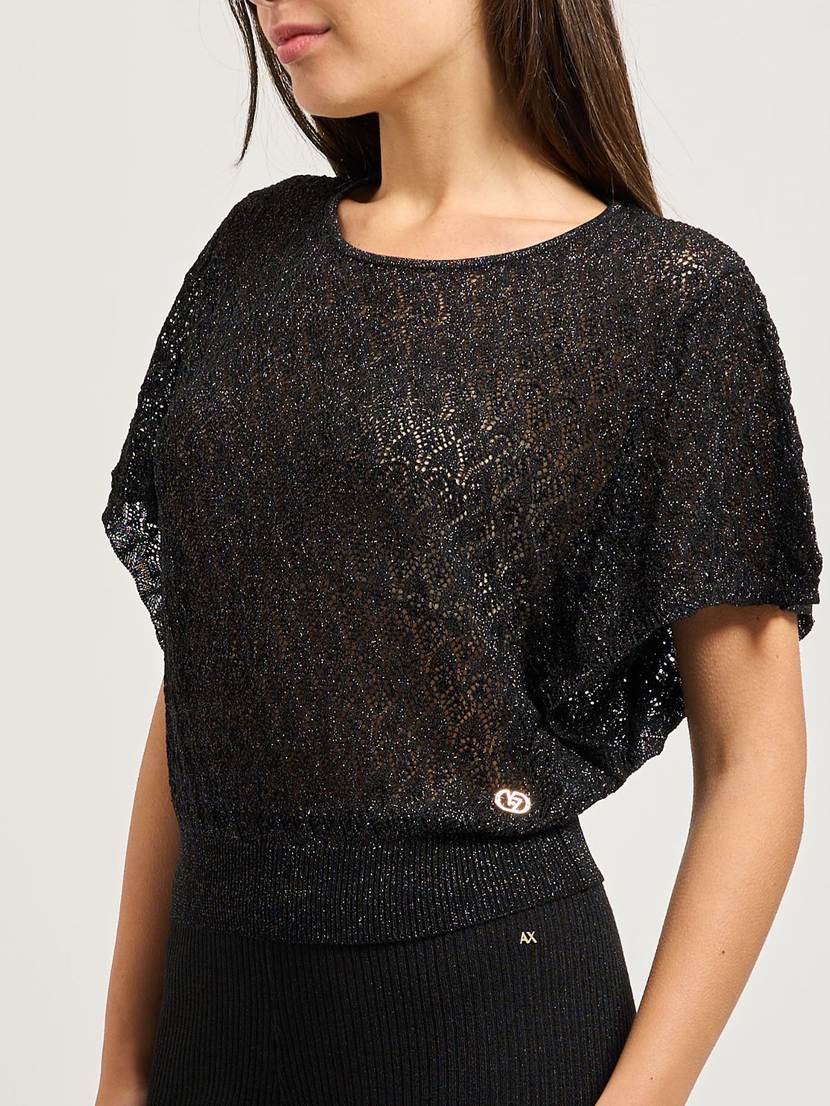 Maglia corta maniche a farfalla Donna - Yes Zee - World Fashion