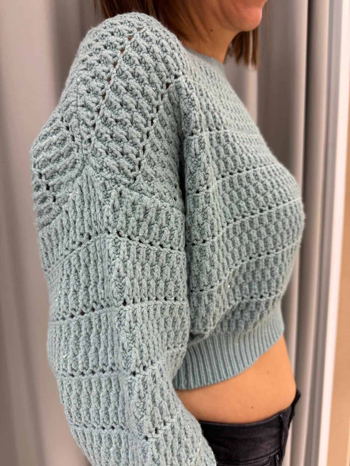 Maglia crop Donna - FRACOMINA FASHION - FS25WT7031K53801 - World Fashion