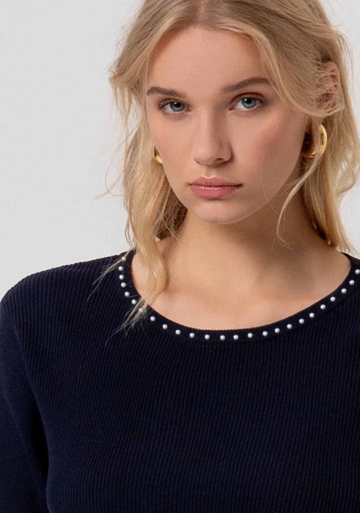 Maglia cropped a costine Donna - Fracomina - World Fashion