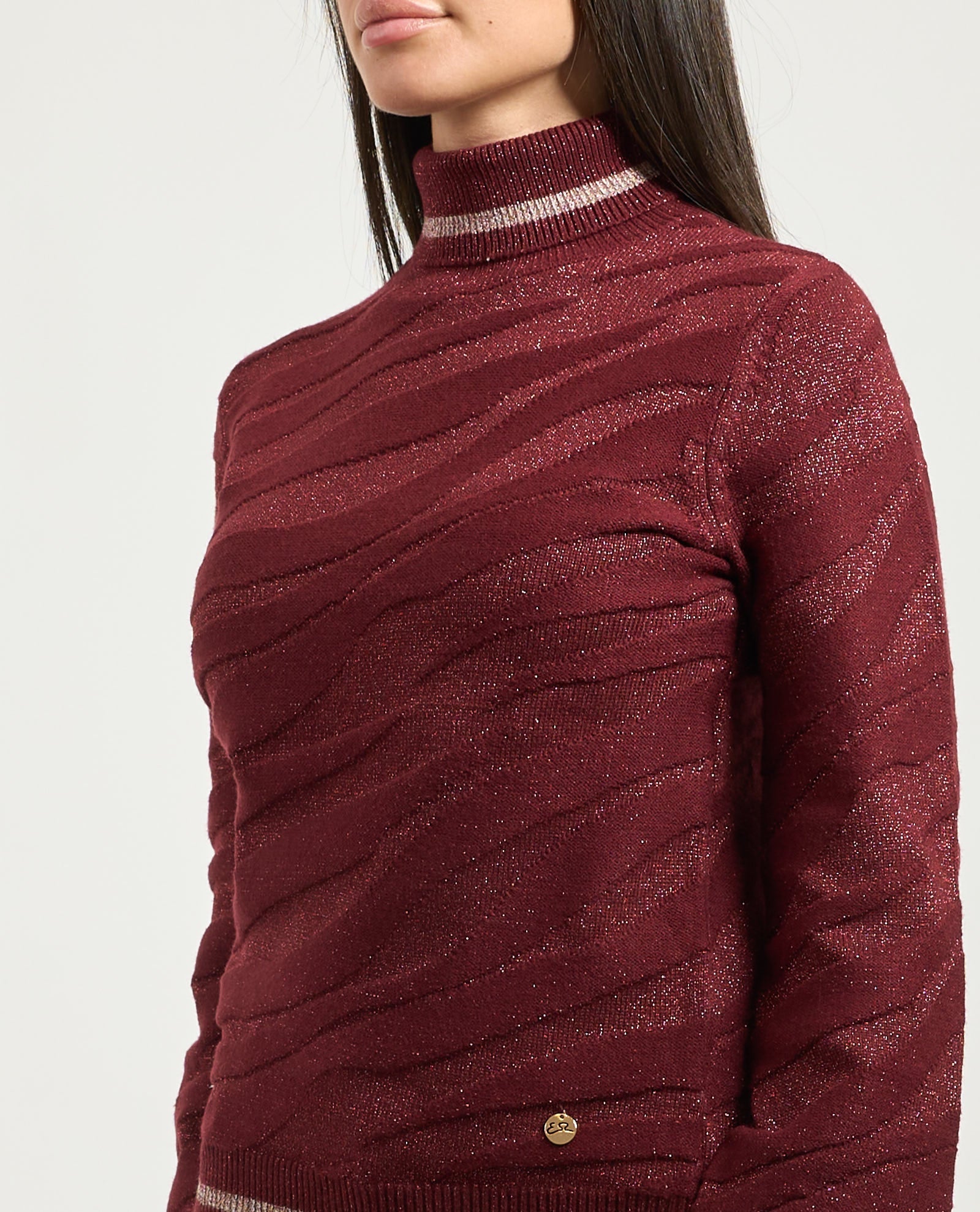 Maglia dolcevita. Donna - Yes Zee - World Fashion