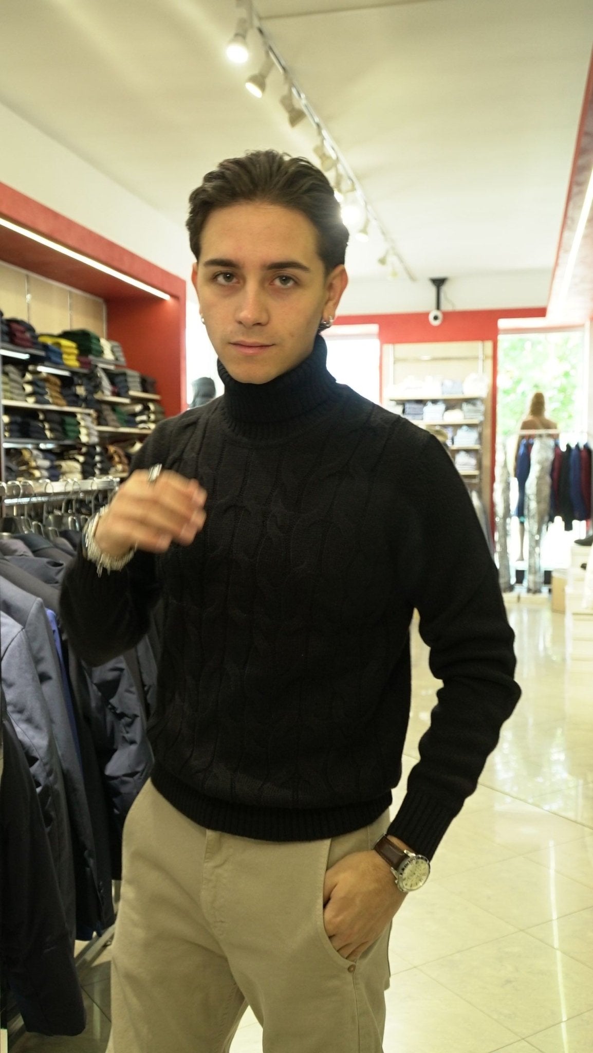 Maglia dolcevita. Uomo - MARKUP - MK20015 - World Fashion