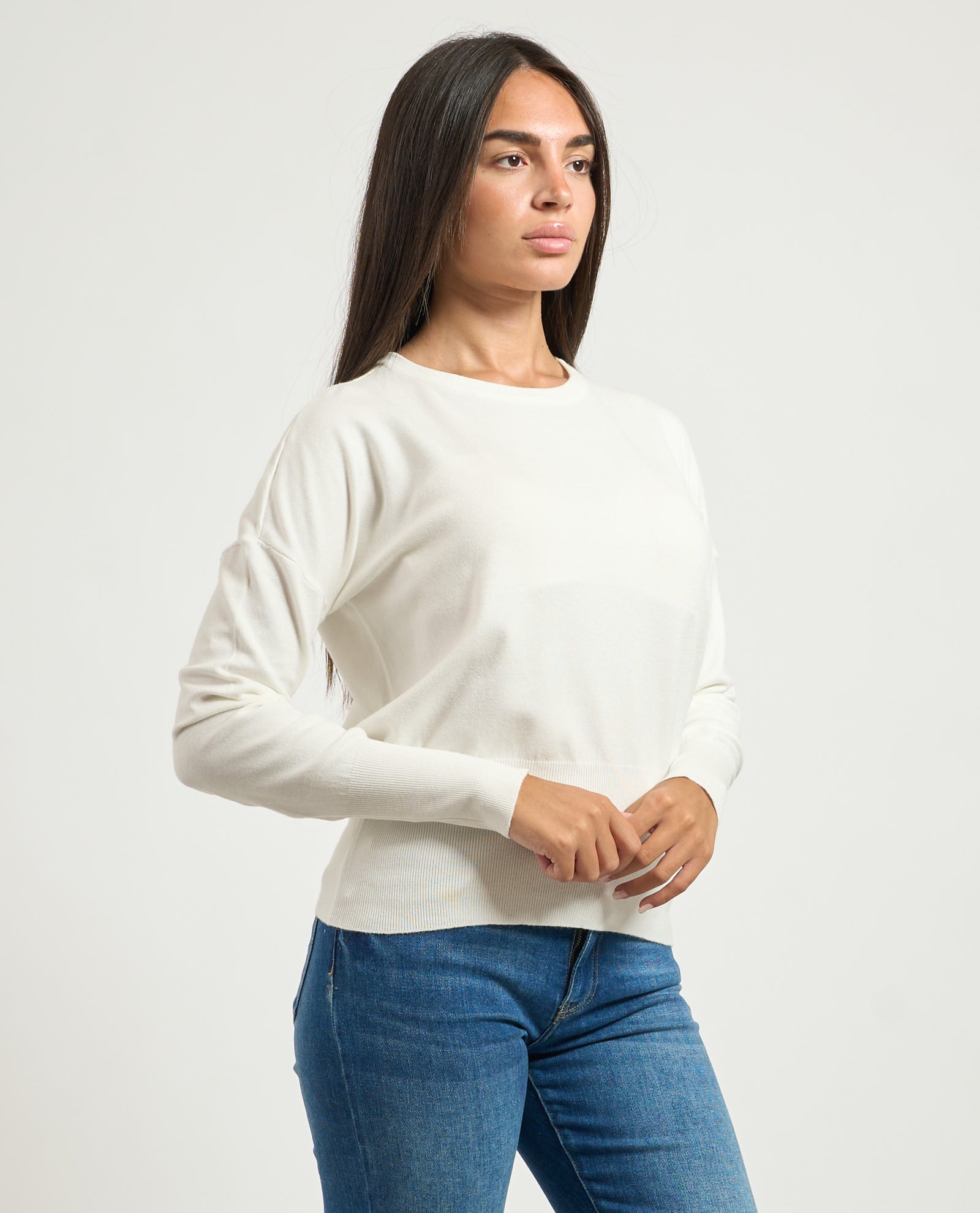 Maglia Donna Con Polsi E Fondo Alto Donna - Yes Zee - World Fashion