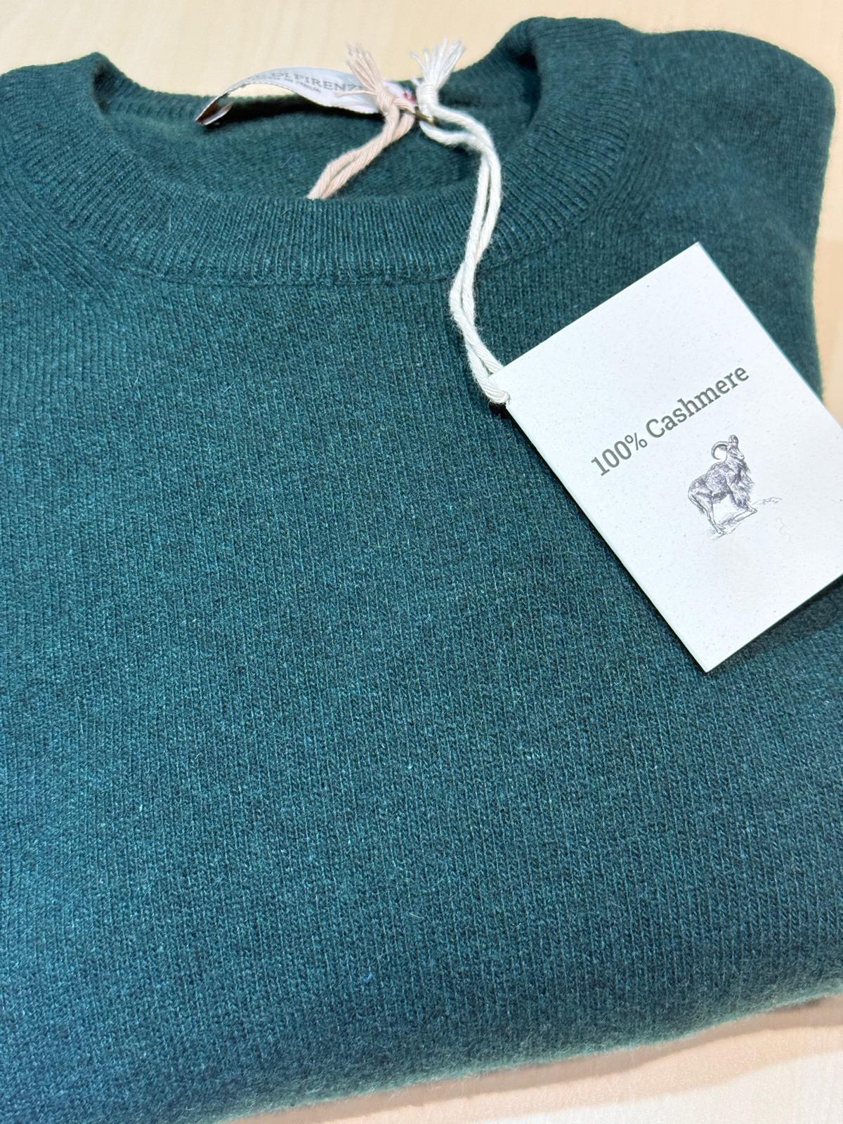 Maglia girocollo 100% Cashmere Uomo - GENTE DI FIRENZE - 21431 - World Fashion