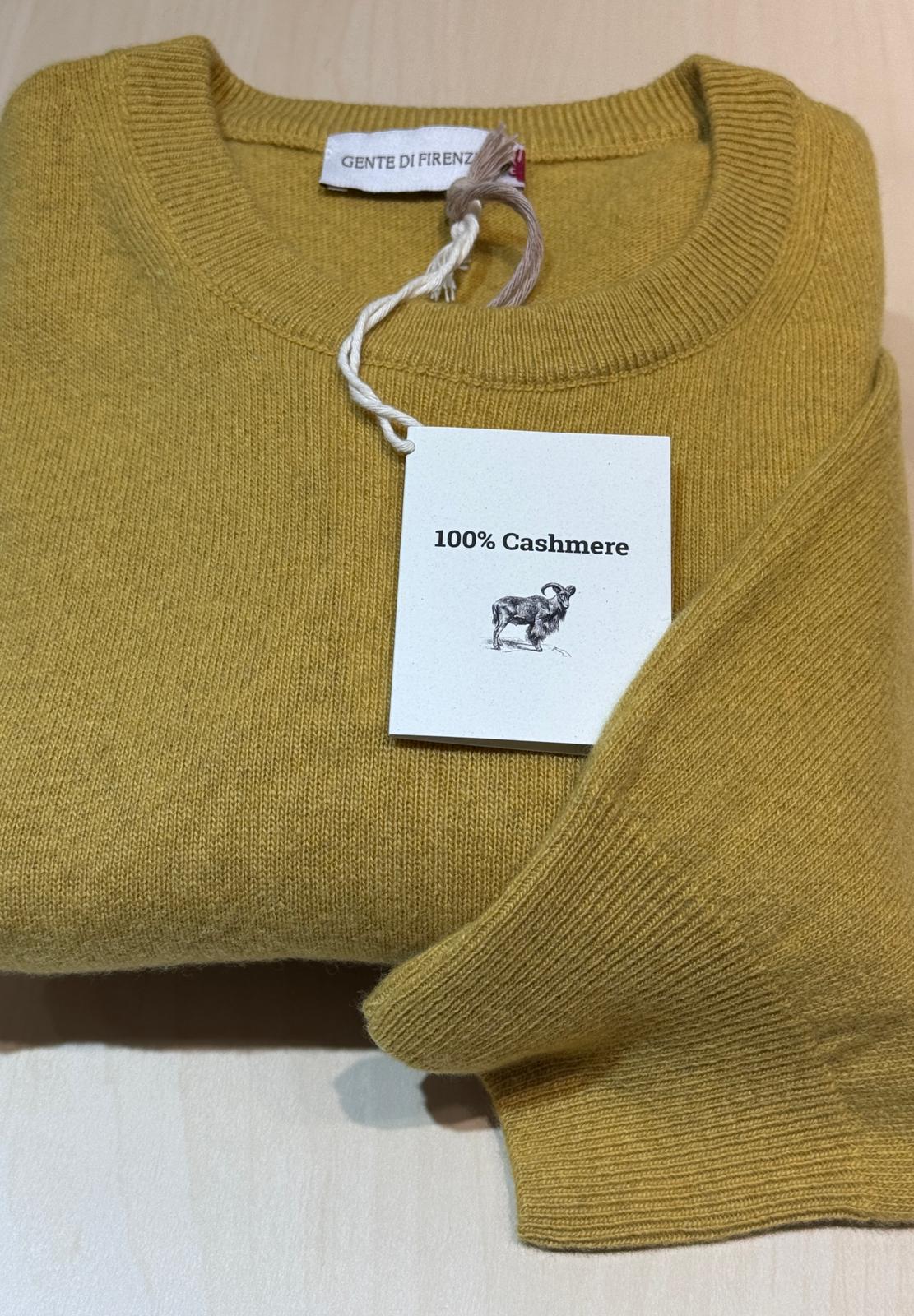 Maglia girocollo 100% Cashmere Uomo - GENTE DI FIRENZE - 21431 - World Fashion