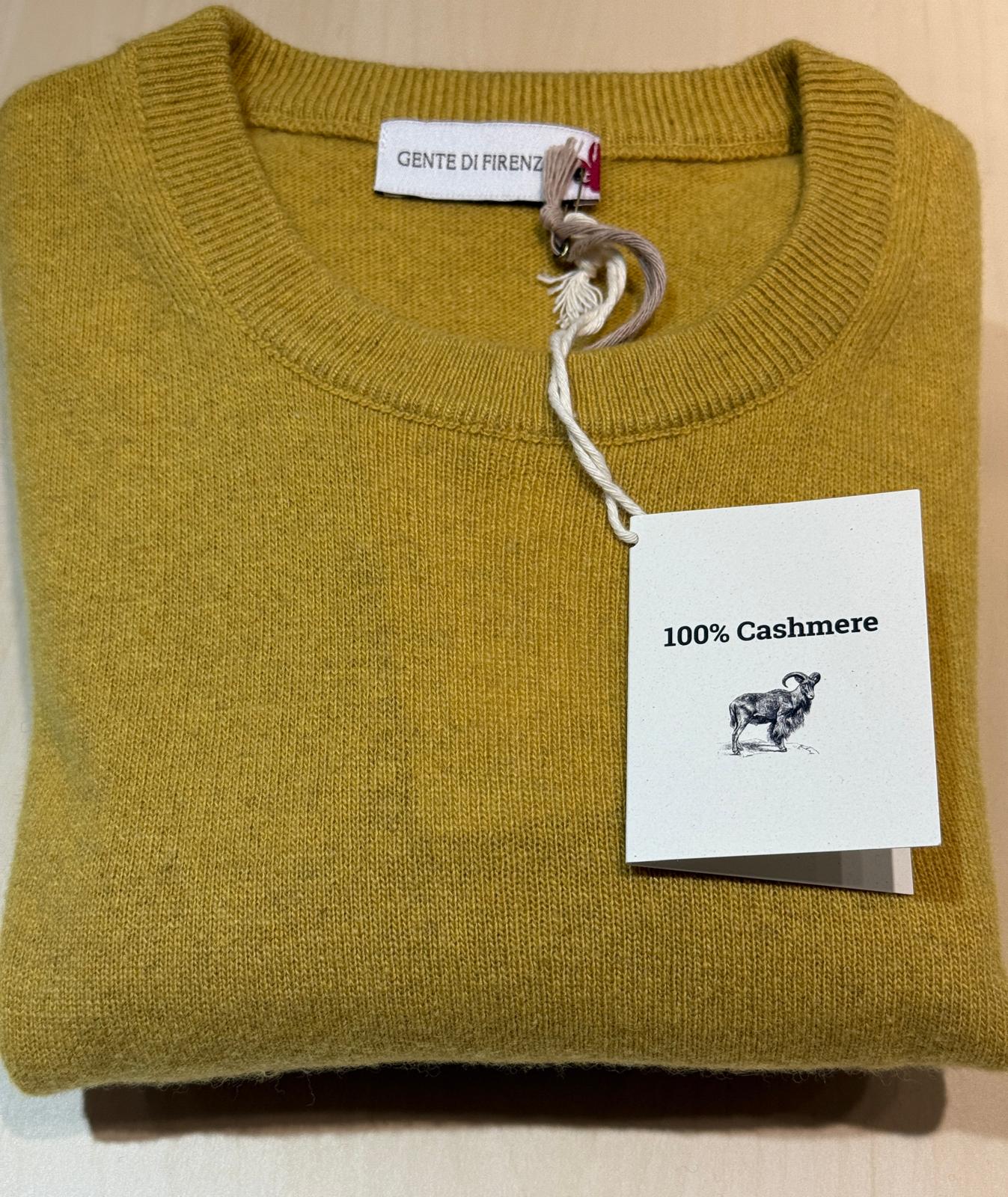 Maglia girocollo 100% Cashmere Uomo - GENTE DI FIRENZE - 21431 - World Fashion