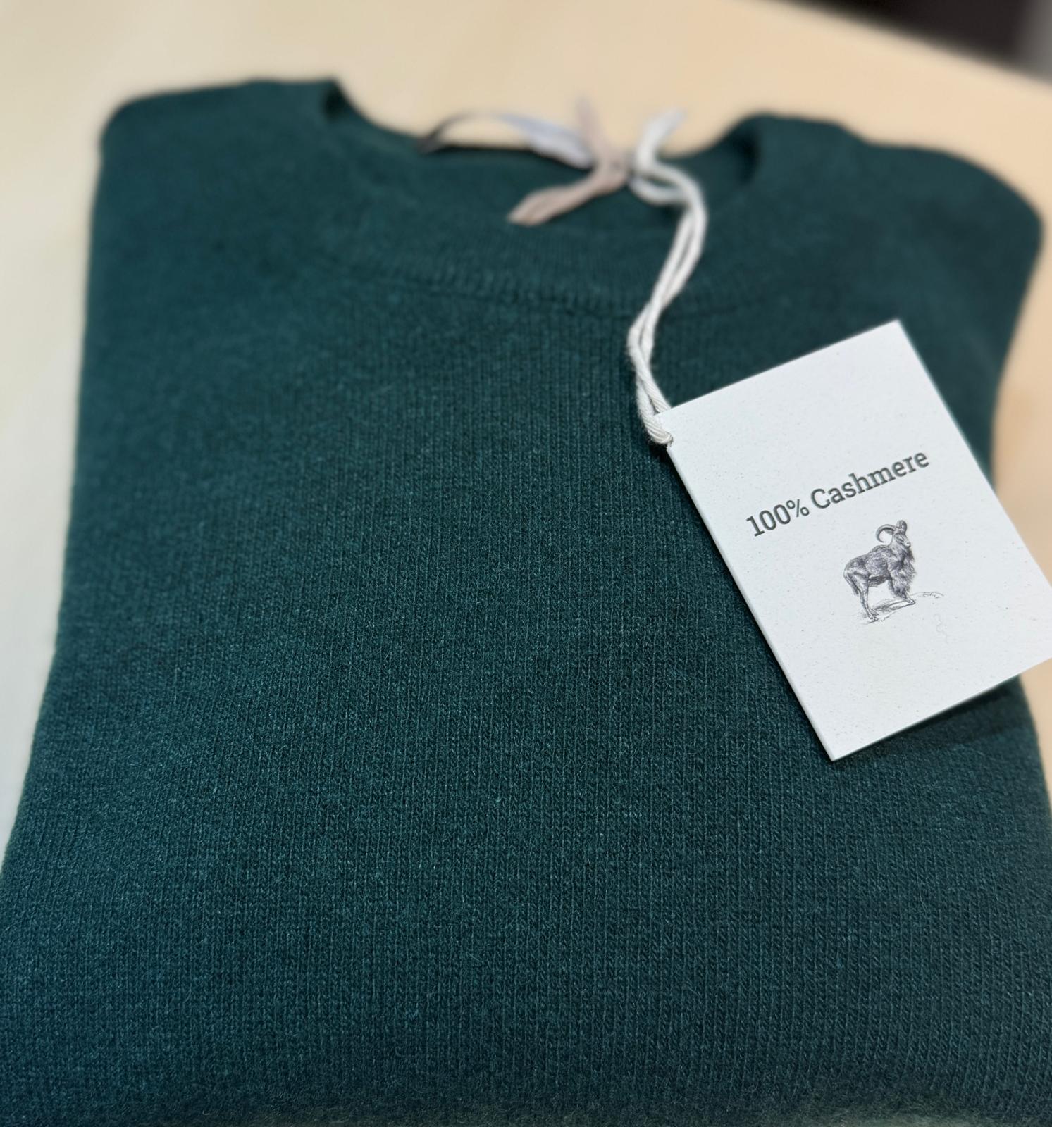 Maglia girocollo 100% Cashmere Uomo - GENTE DI FIRENZE - 21431 - World Fashion