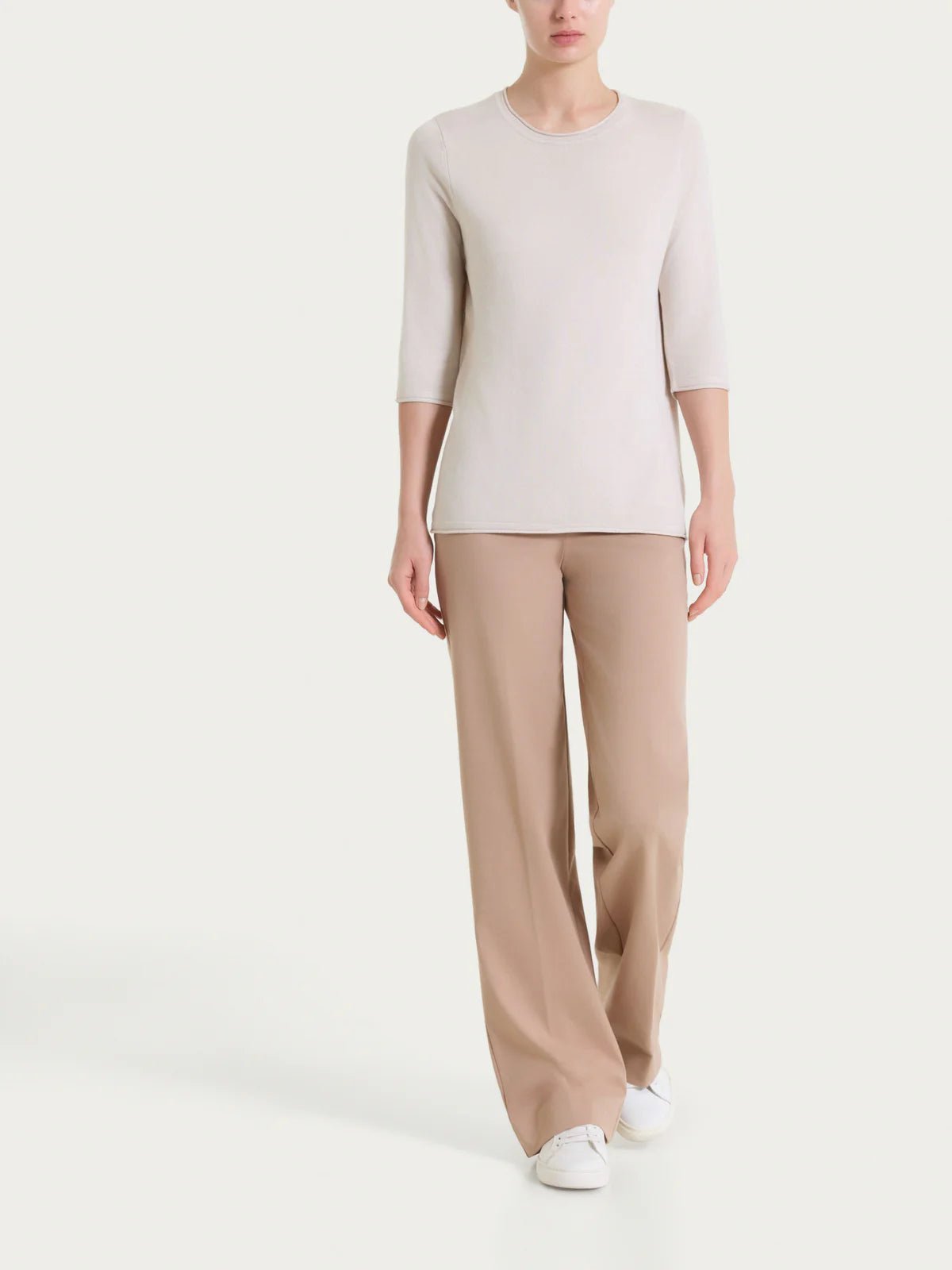 Maglia girocollo con manica 3/4 in Summertime Donna - Ragno - World Fashion