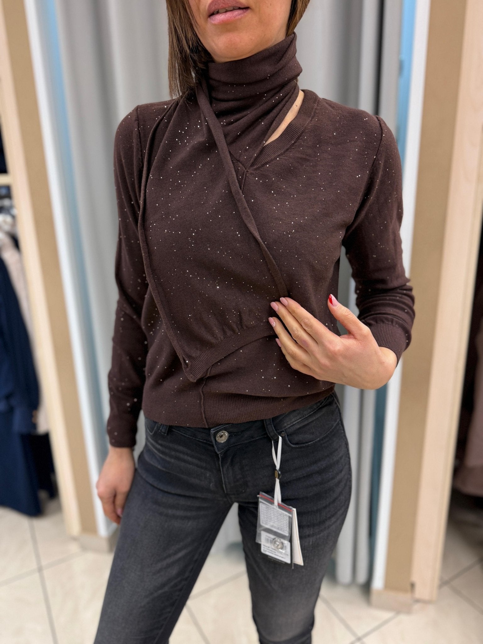 Maglia girocollo donna - RINASCIMENTO - CFM0012044003 - World Fashion