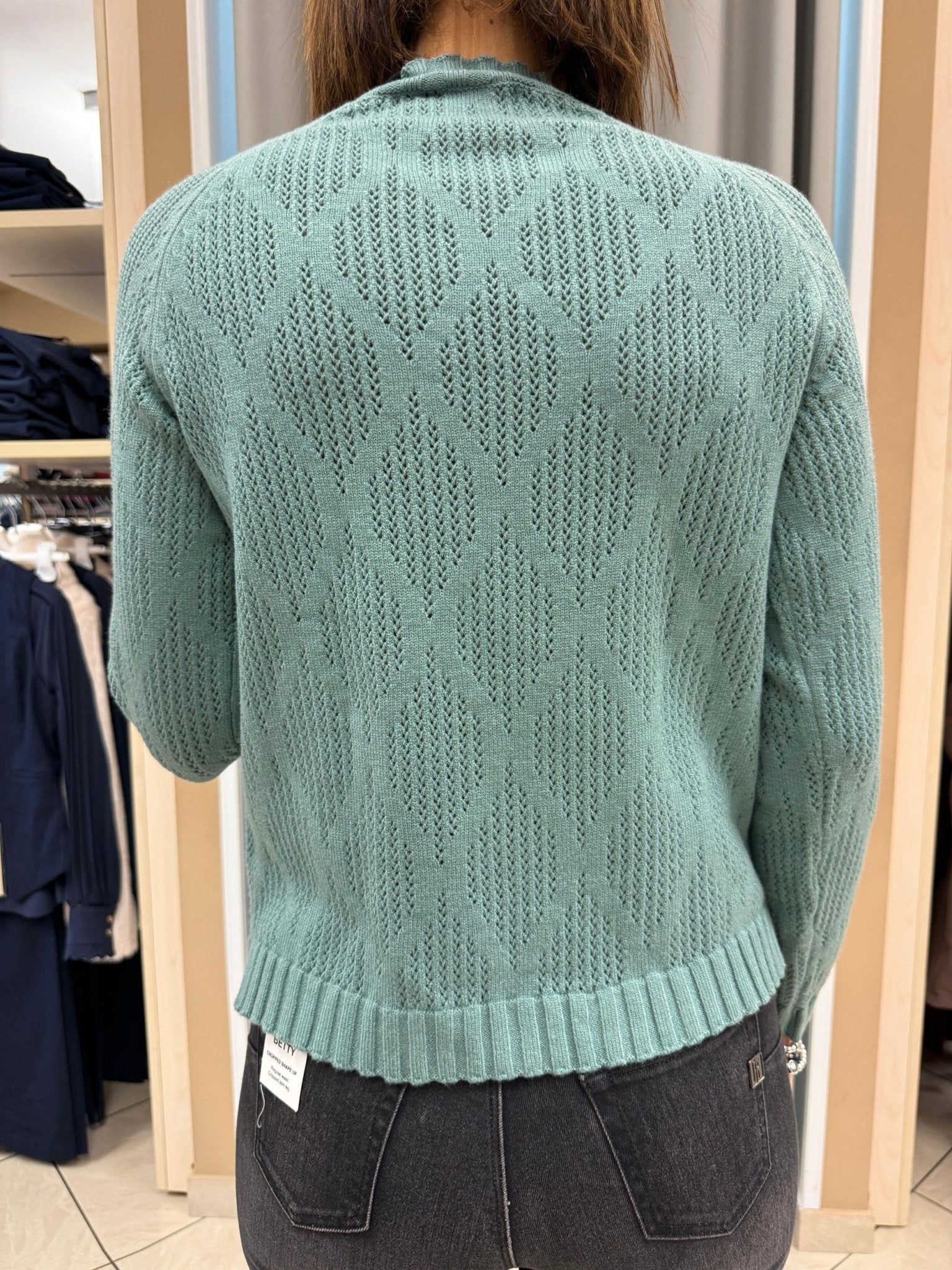 Maglia girocollo lav. losanga Donna - LOLITA - LO25342W - World Fashion