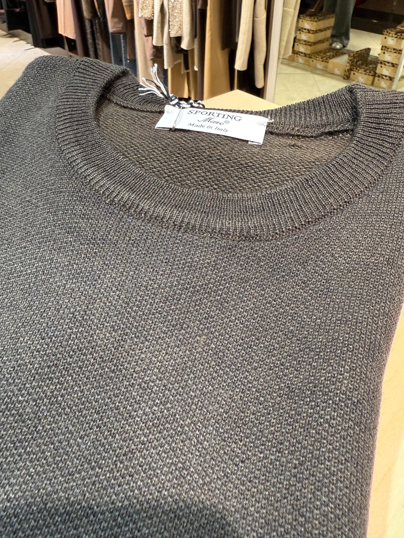 Maglia girocollo. Uomo - SPORTING MARE - 1910/80 - World Fashion