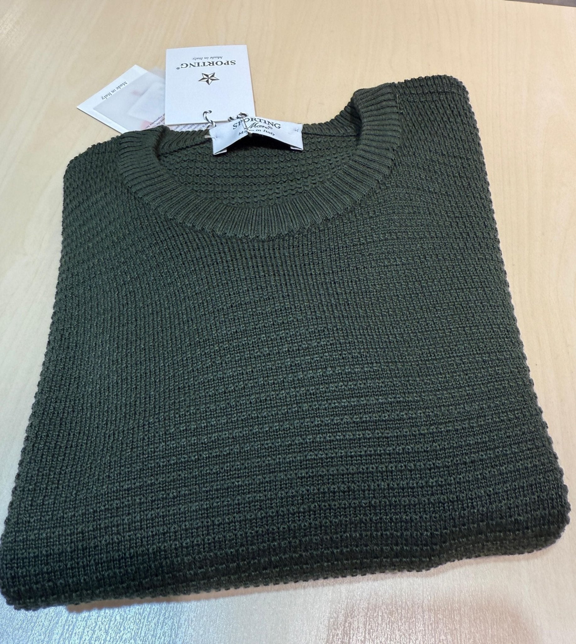 Maglia girocollo. Uomo - SPORTING MARE - 3370/80 - World Fashion