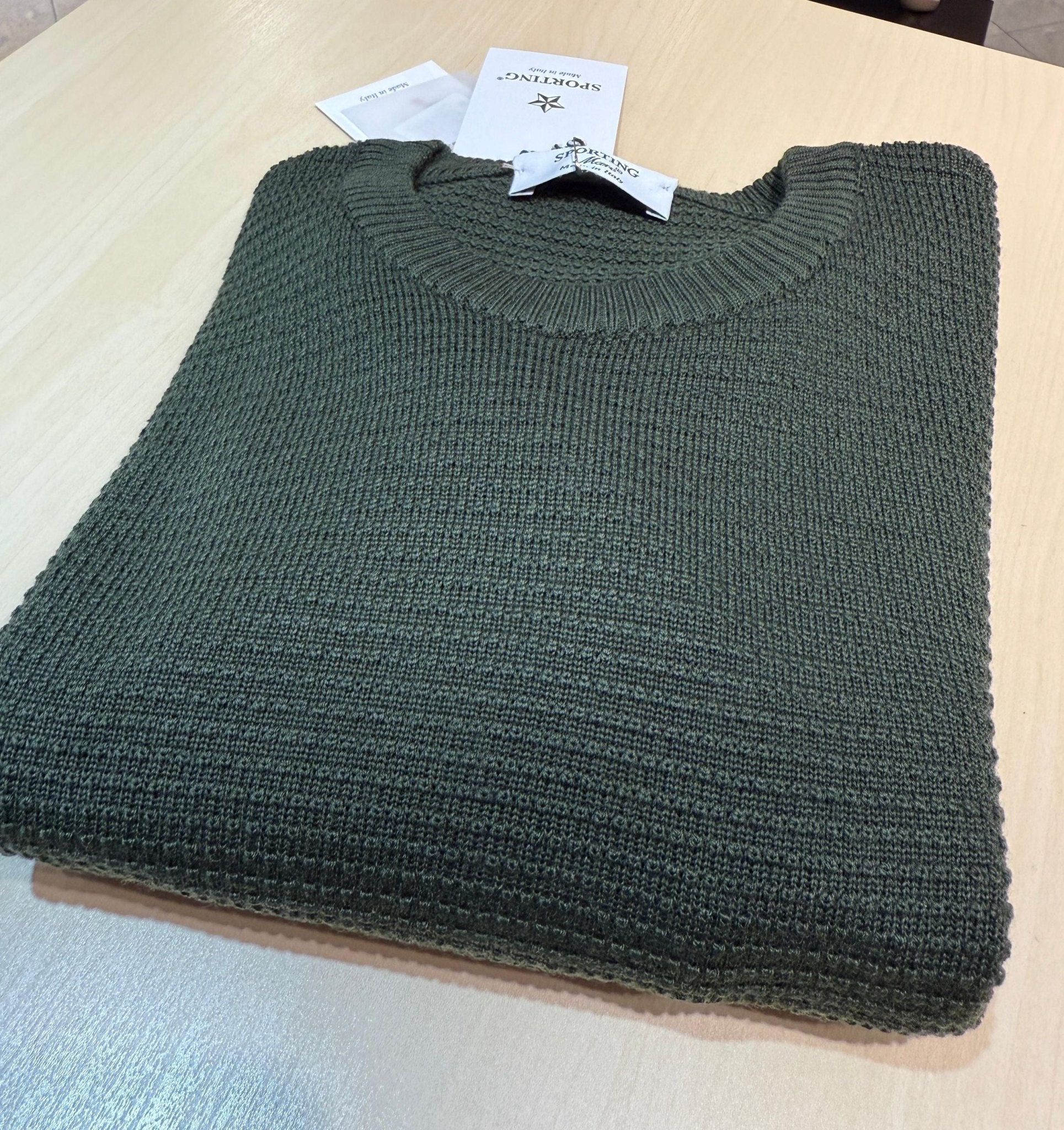 Maglia girocollo. Uomo - SPORTING MARE - 3370/80 - World Fashion