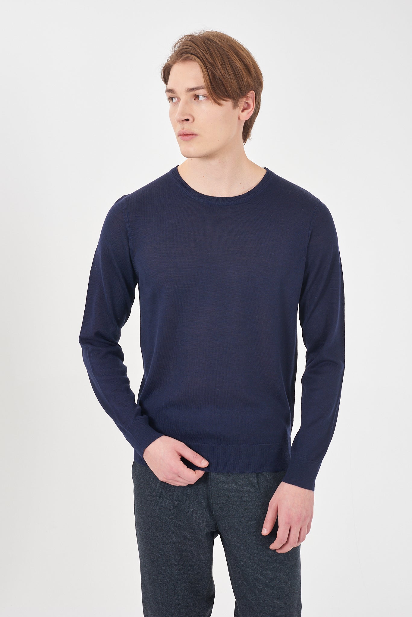 Maglia girocollo. Uomo - Yes Zee - World Fashion