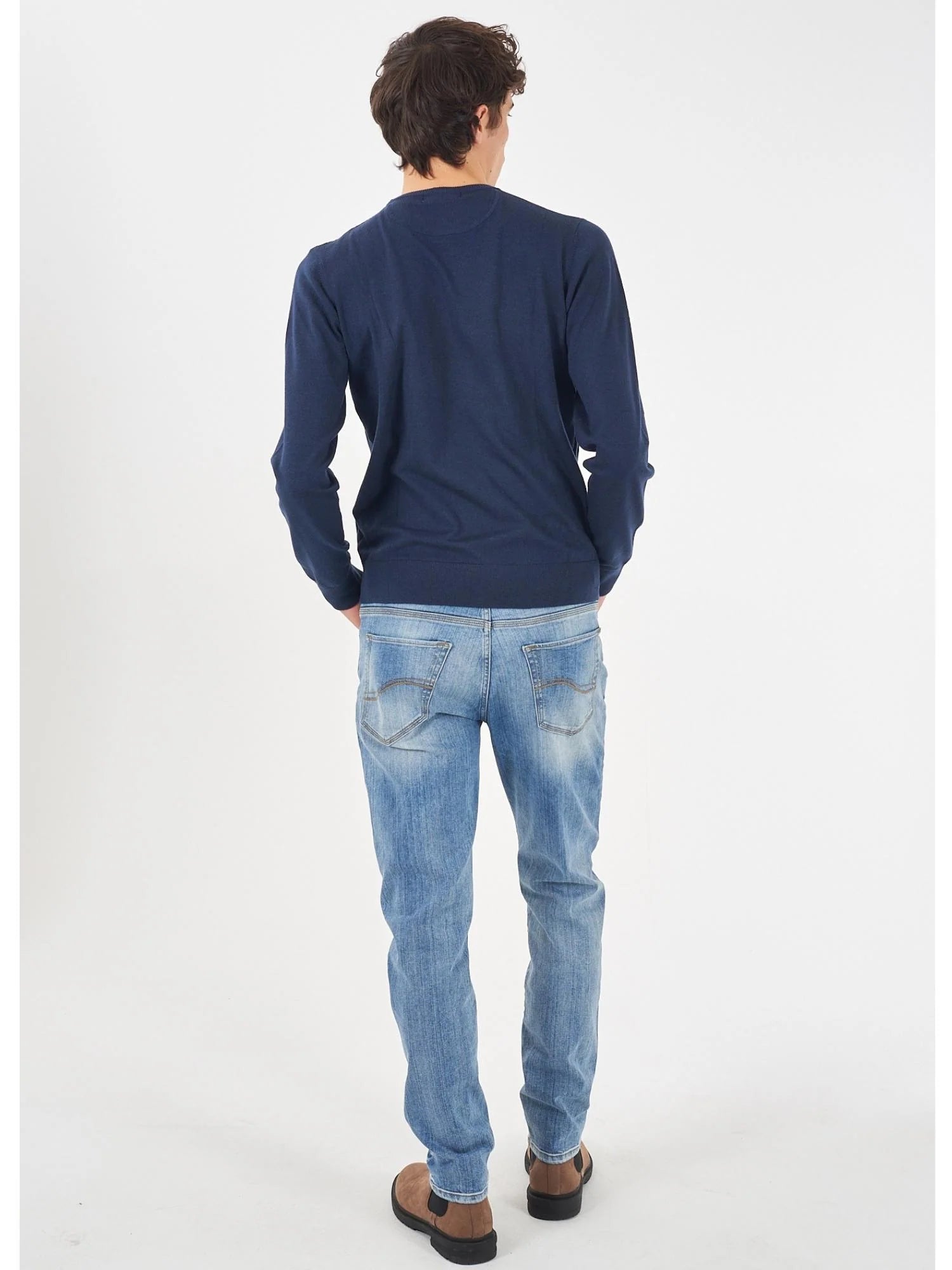 Maglia girocollo. Uomo - Yes Zee - World Fashion