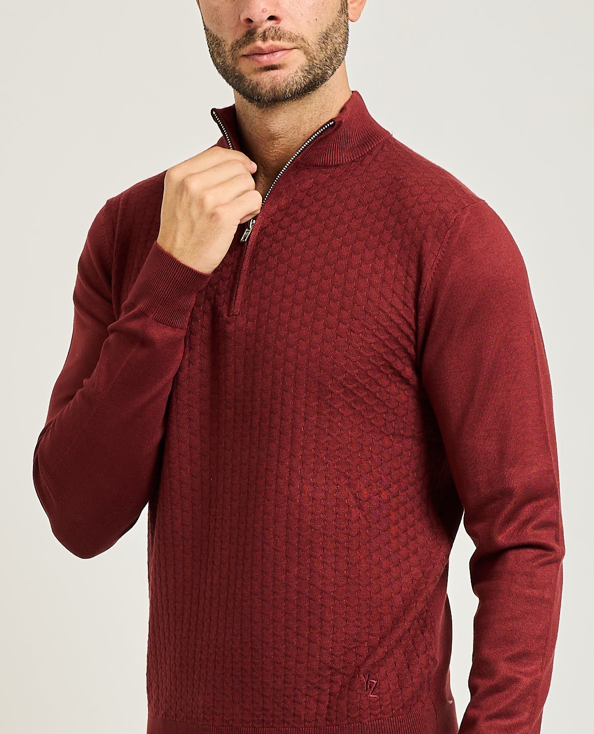 Maglia Lupetto, Mezza Zip Uomo - Yes Zee - World Fashion