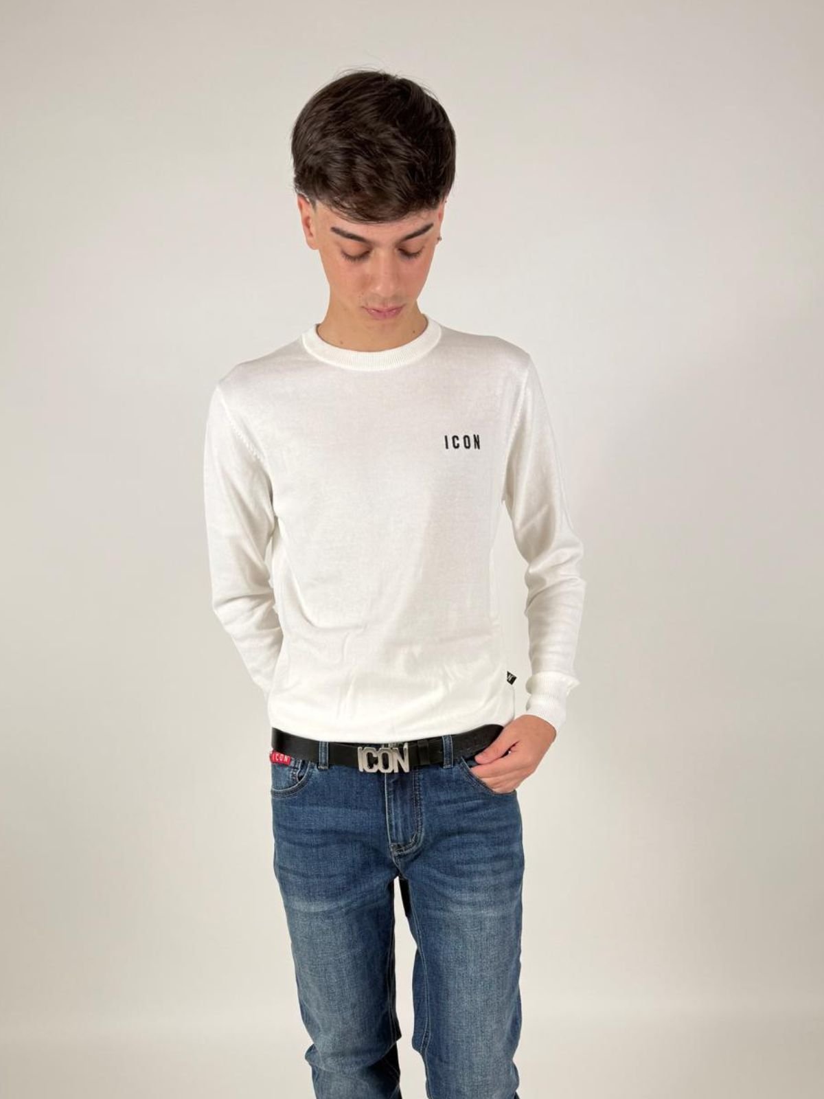 Maglia M/L C/Ricamo Uomo - Icon - World Fashion