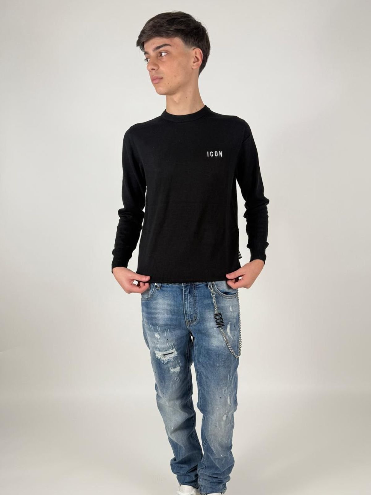 Maglia M/L C/Ricamo Uomo - Icon - World Fashion