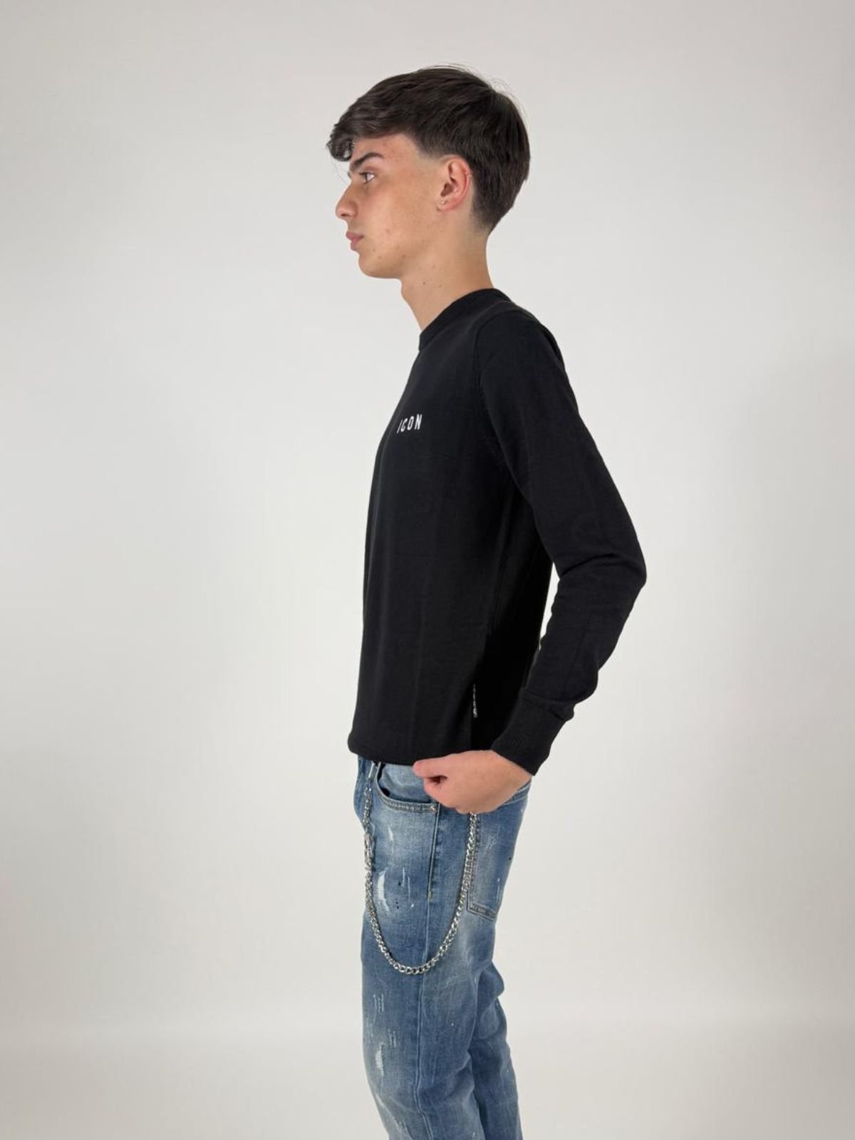 Maglia M/L C/Ricamo Uomo - Icon - World Fashion