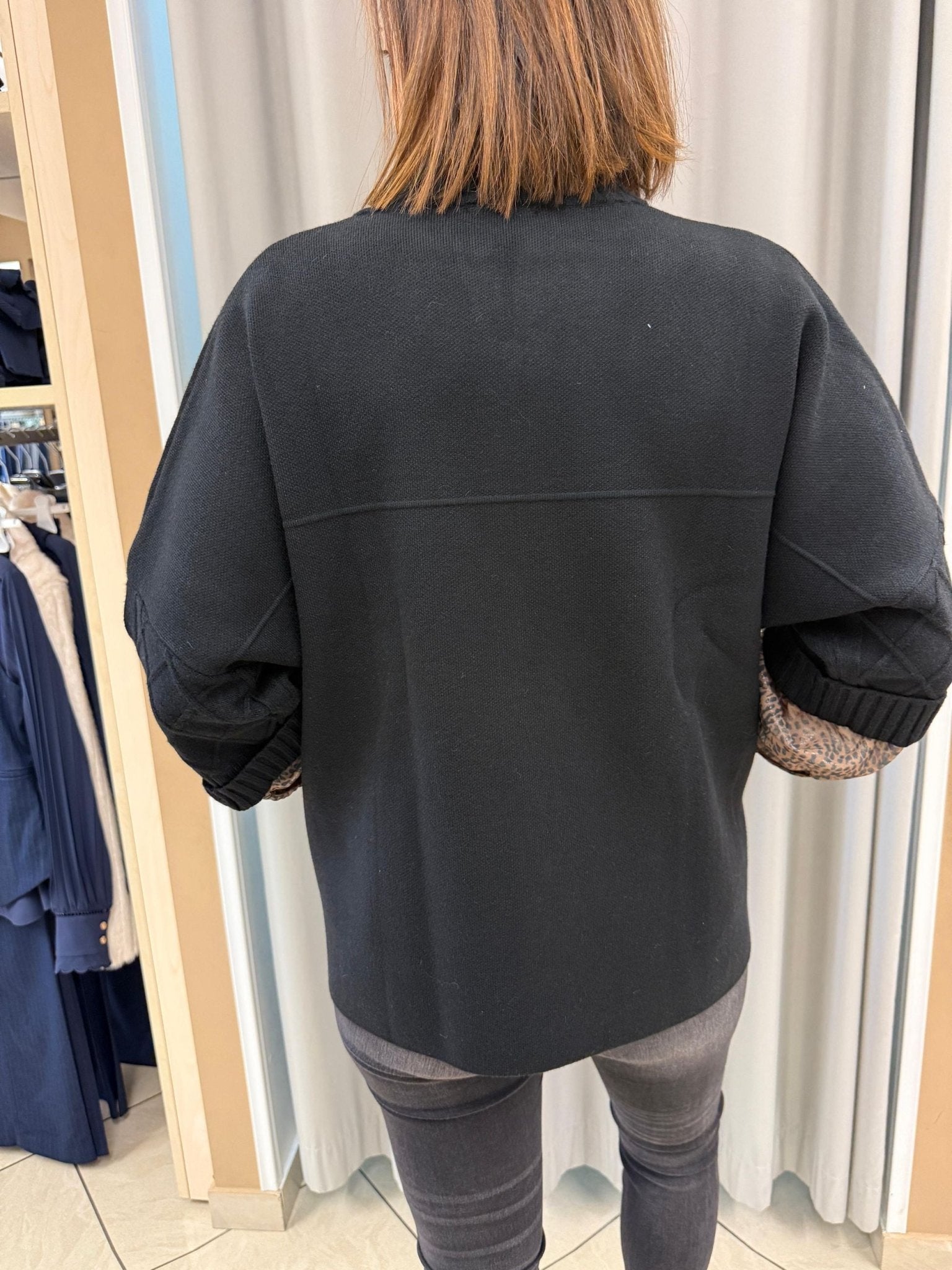 Maglia over con zip con manica 3/4 Donna - LOLITA - LO25369W - World Fashion