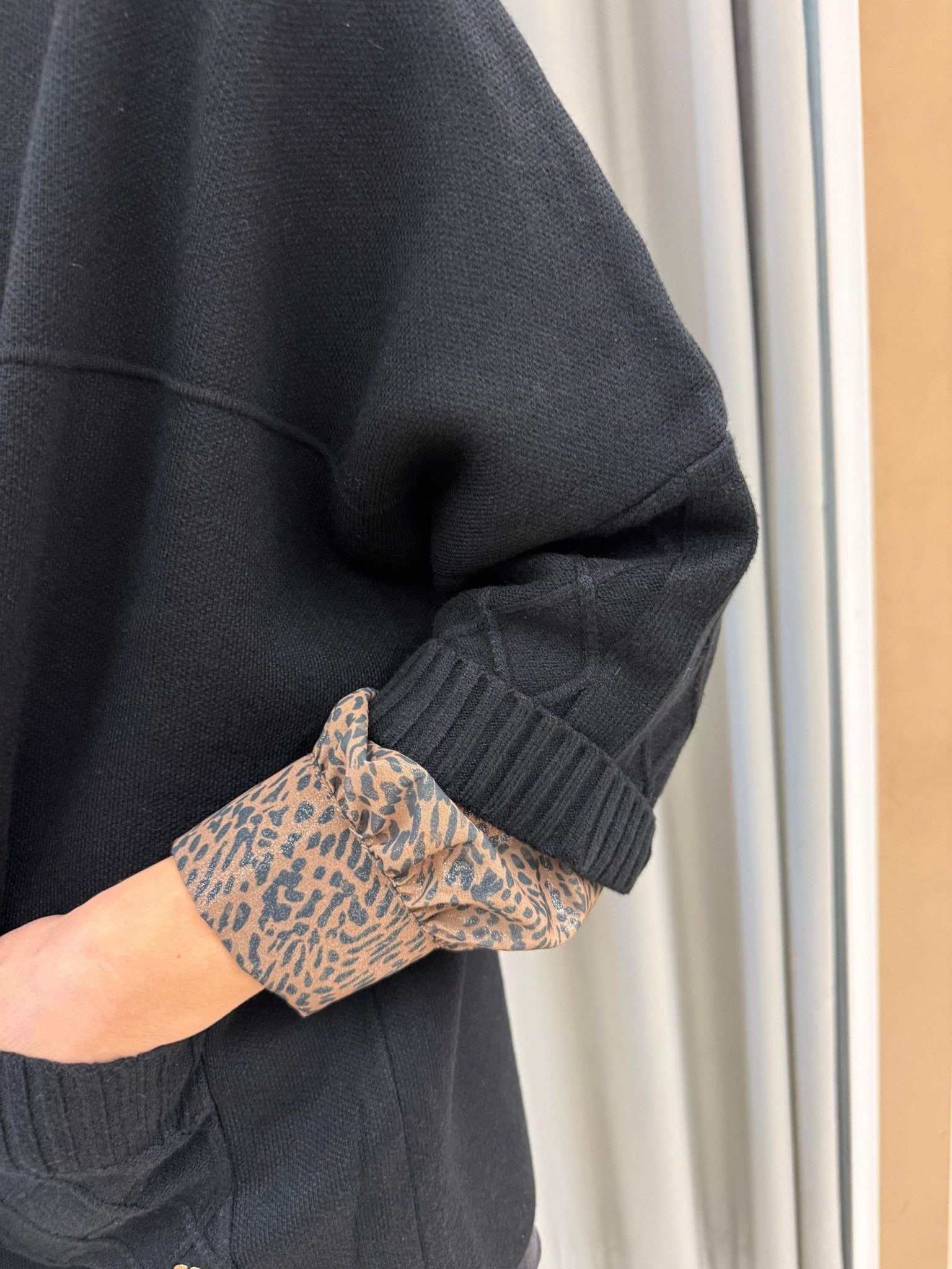 Maglia over con zip con manica 3/4 Donna - LOLITA - LO25369W - World Fashion