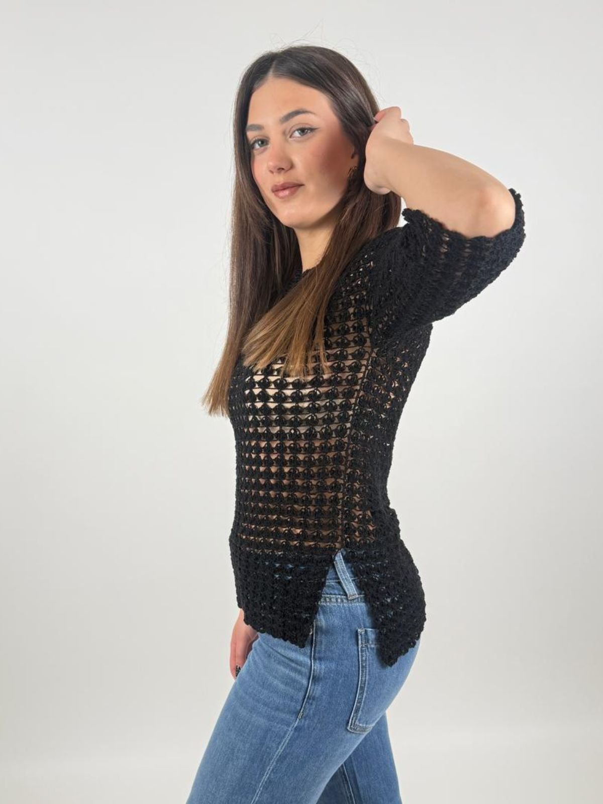 Maglia realizzata interamente a mano Donna - UncinettoArt - World Fashion