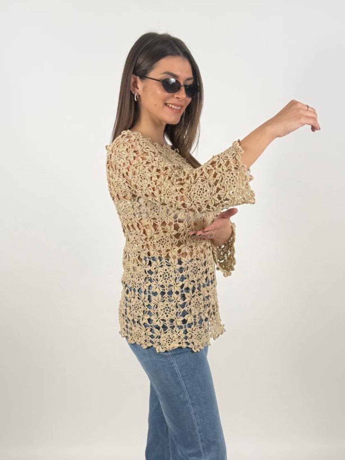 Maglia realizzata interamente a mano Donna - UncinettoArt - World Fashion