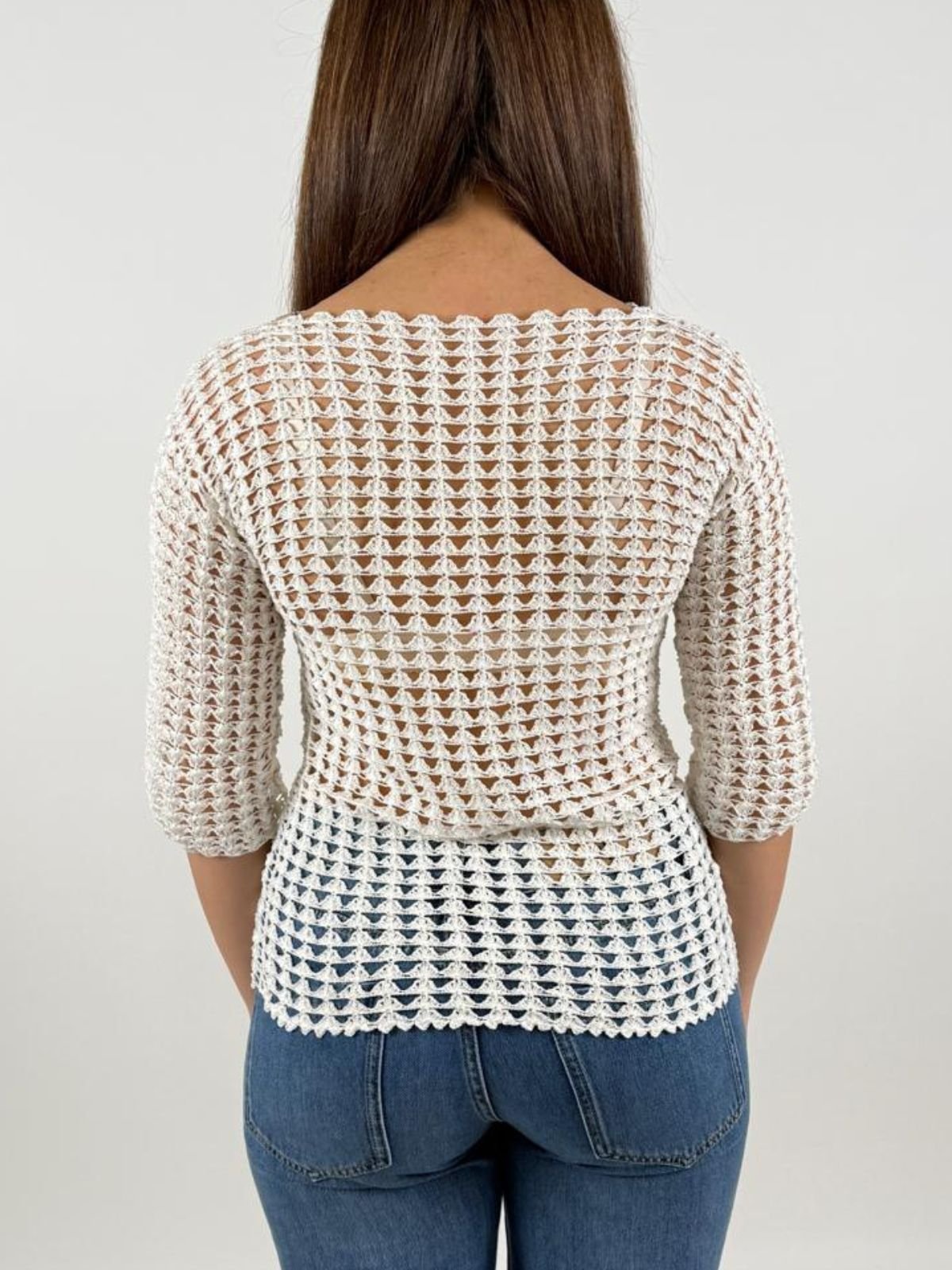 Maglia realizzata interamente a mano Donna - UncinettoArt - World Fashion