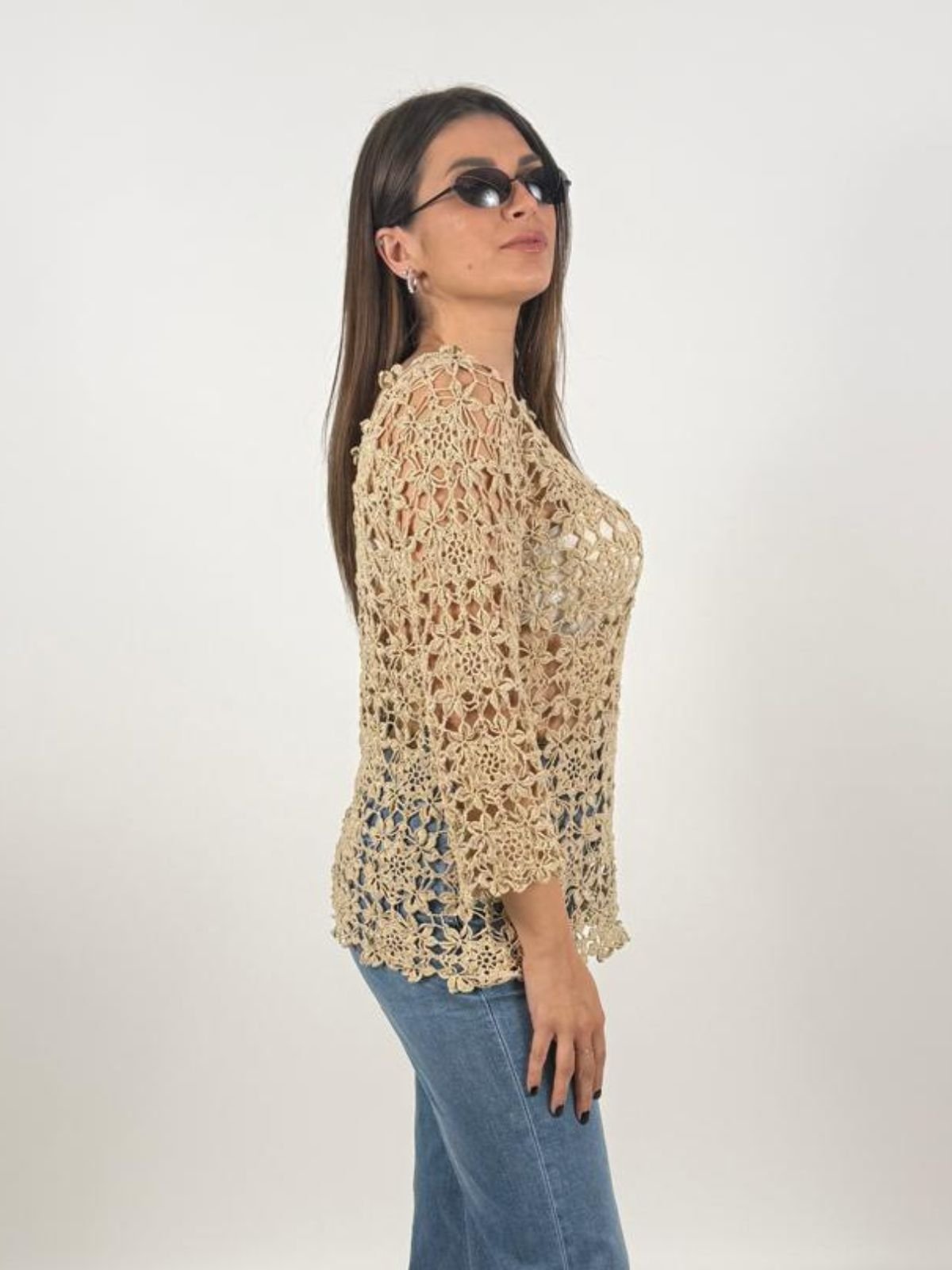 Maglia realizzata interamente a mano Donna - UncinettoArt - World Fashion