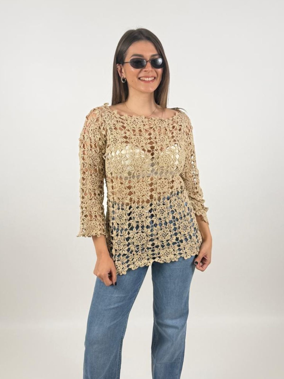 Maglia realizzata interamente a mano Donna - UncinettoArt - World Fashion