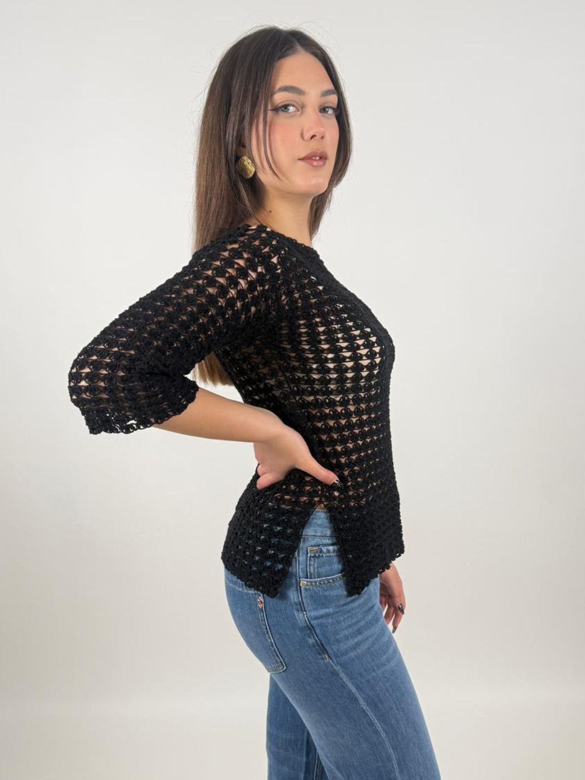 Maglia realizzata interamente a mano Donna - UncinettoArt - World Fashion