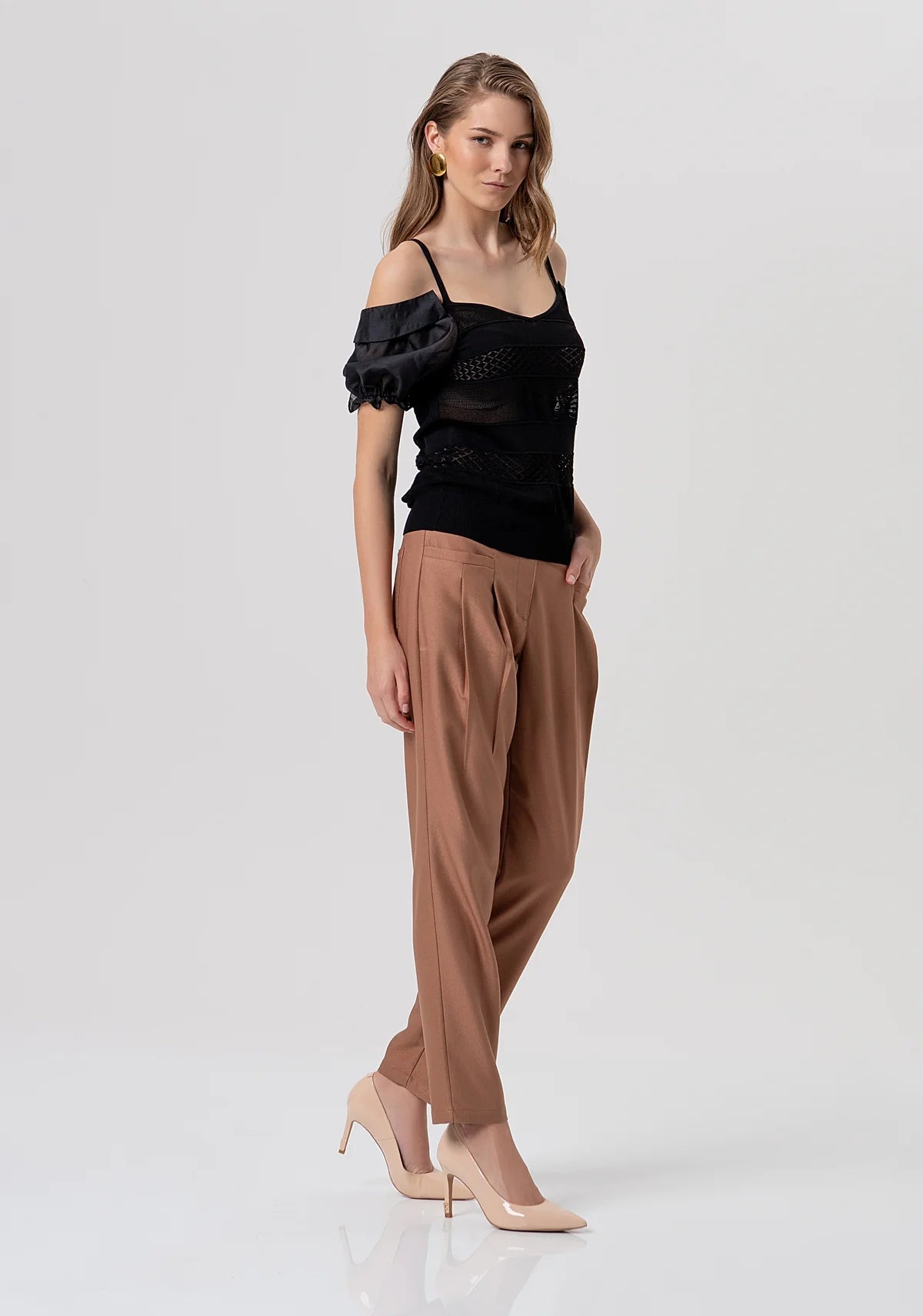 Maglia slim traforata Donna - Fracomina - World Fashion