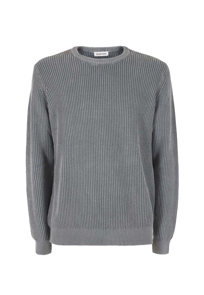 Maglia Texture a costine Uomo - Yes Zee - World Fashion