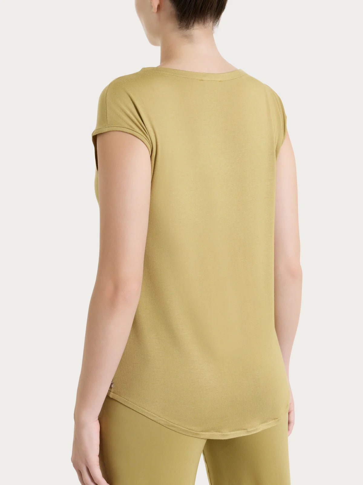 Maglietta con scollo a V incrociato in Viscosa Summer Donna - Ragno - World Fashion