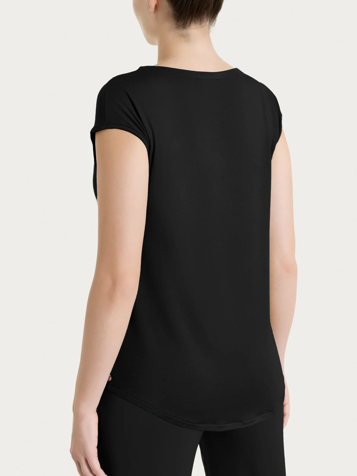 Maglietta con scollo a V incrociato in Viscosa Summer Donna - Ragno - World Fashion