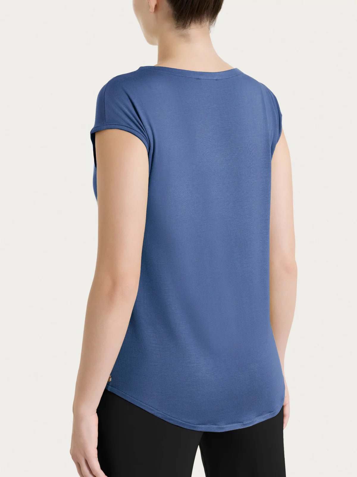 Maglietta con scollo a V incrociato in Viscosa Summer Donna - Ragno - World Fashion