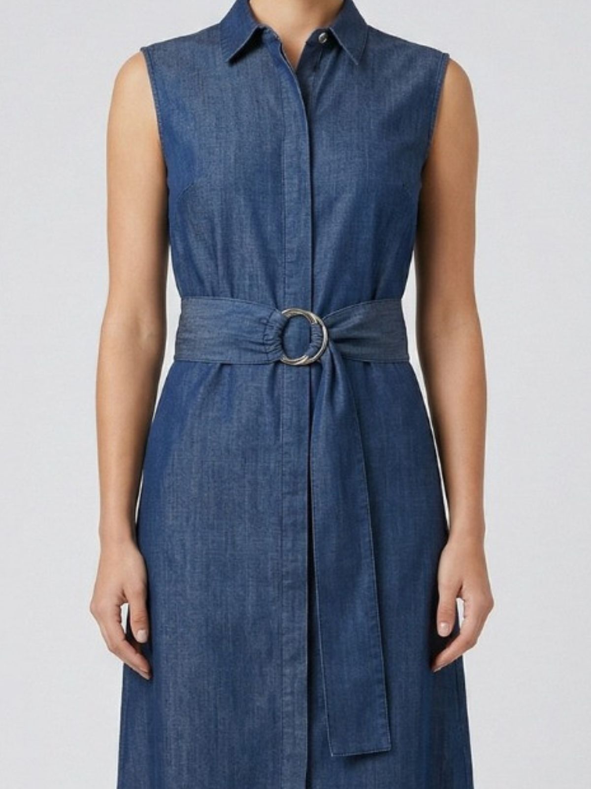 Markup - Abito in tessuto effetto denim. - Donna - World Fashion