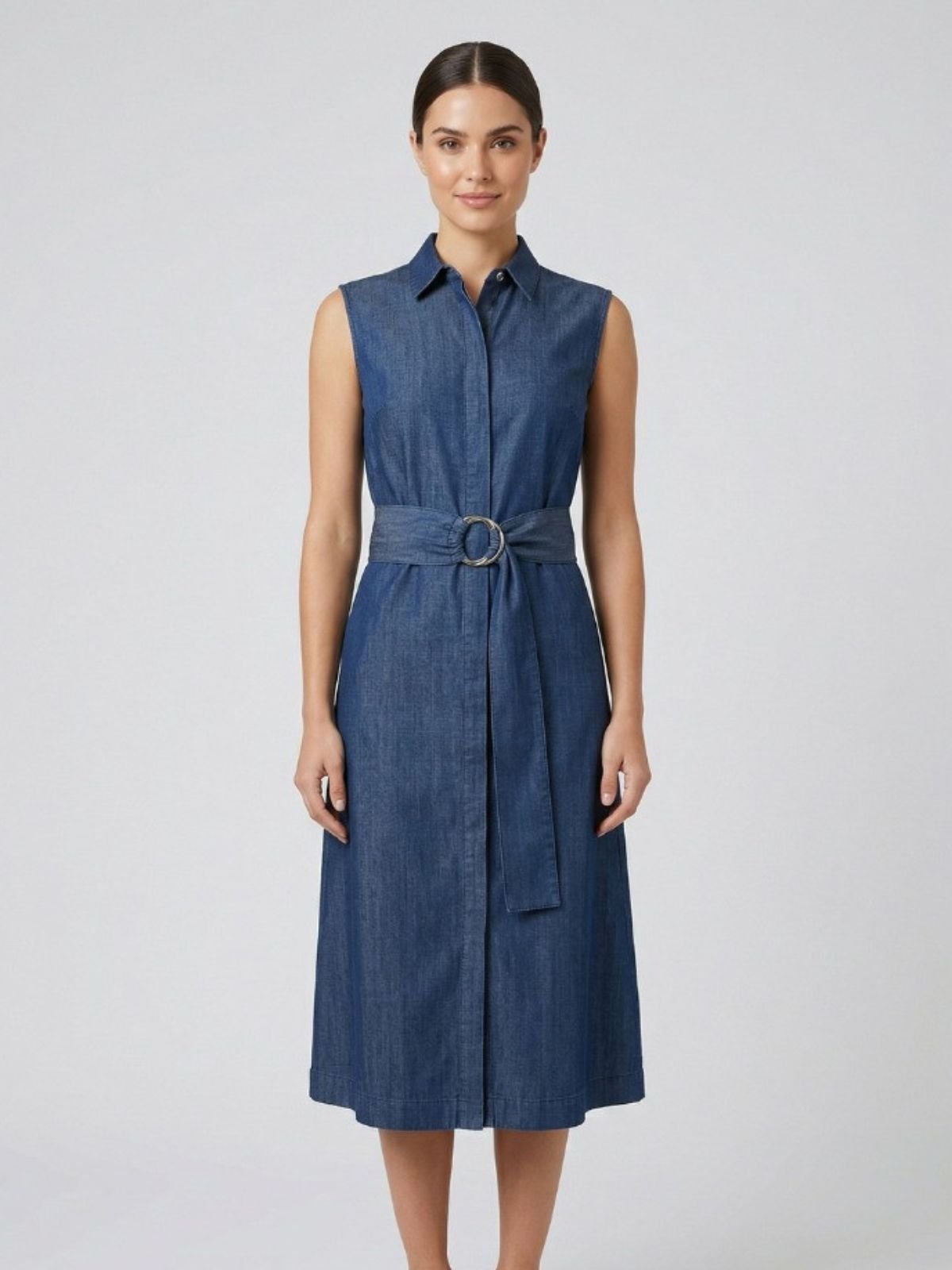 Markup - Abito in tessuto effetto denim. - Donna - World Fashion