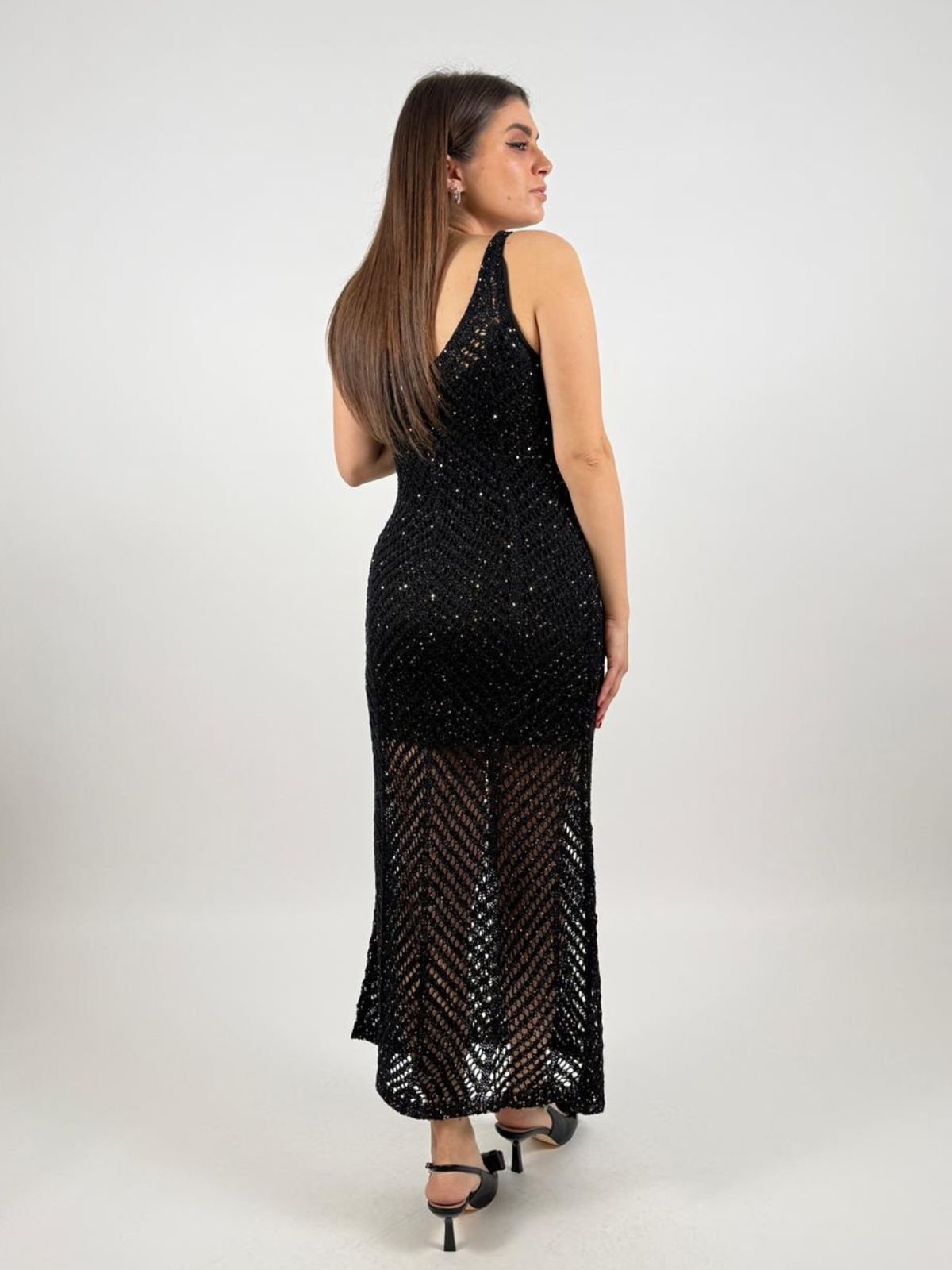 Markup - Abito Lungo F.7 Traforato lurex - Donna - World Fashion