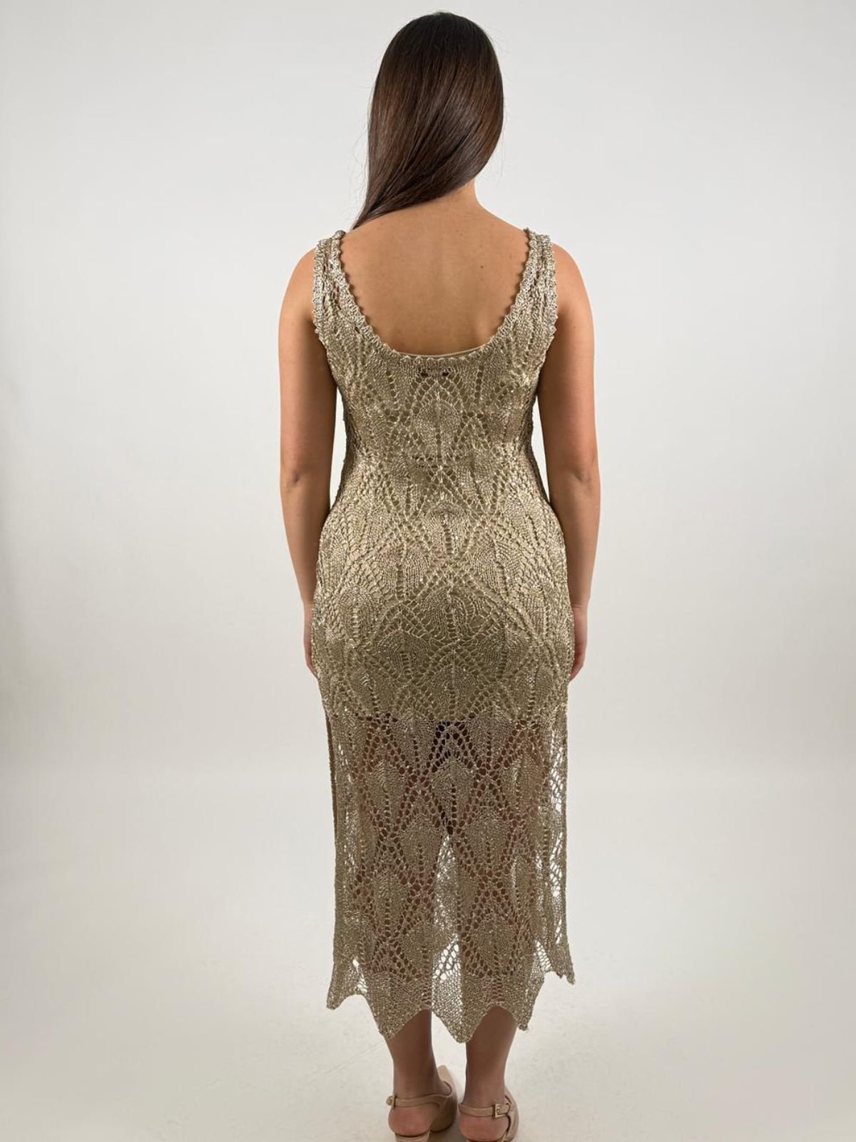 Markup - Abito Lungo F.7 Traforato lurex - Donna - World Fashion