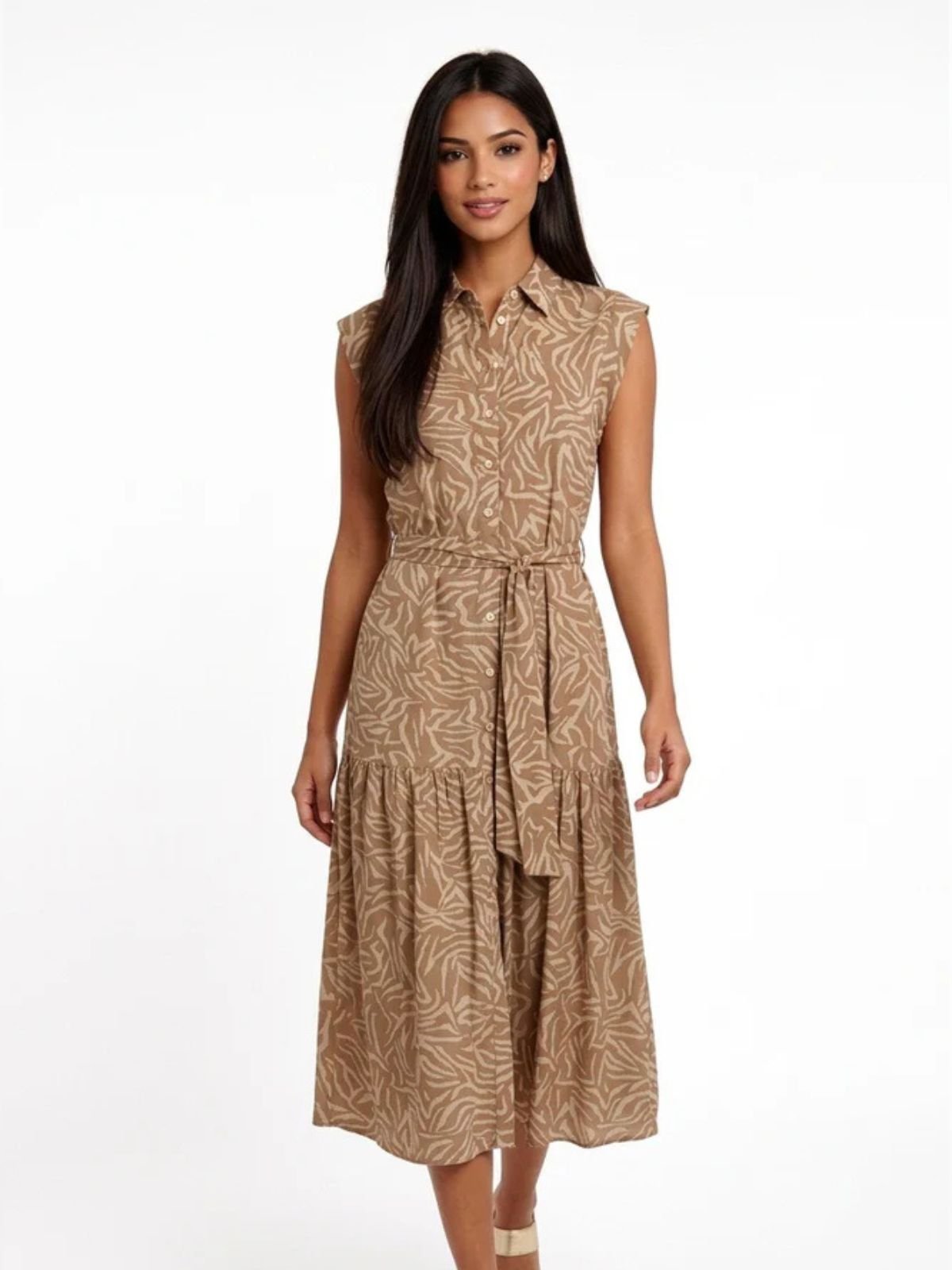 Markup - Abito lungo In mussola stampa. - Donna - World Fashion