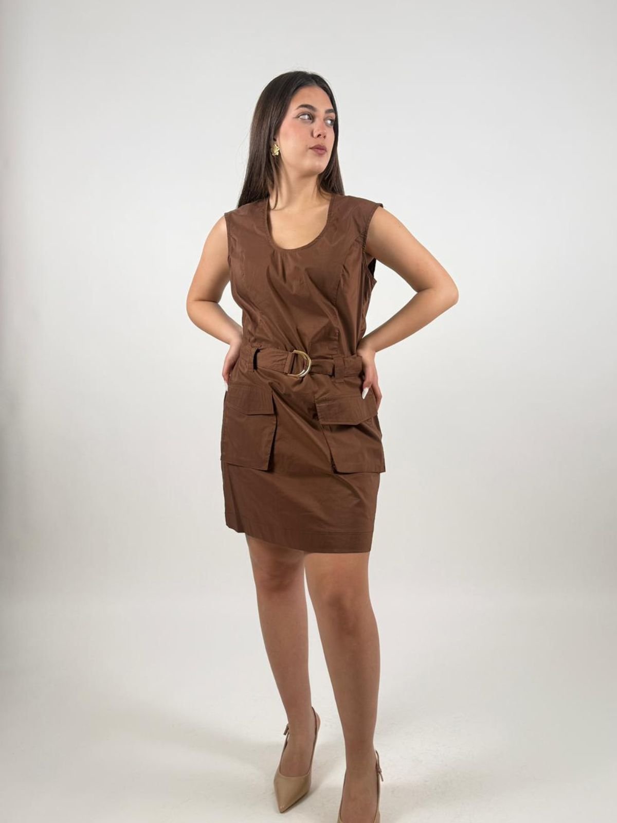 Markup - Abito Tasconato In Tela Vela - Donna - World Fashion