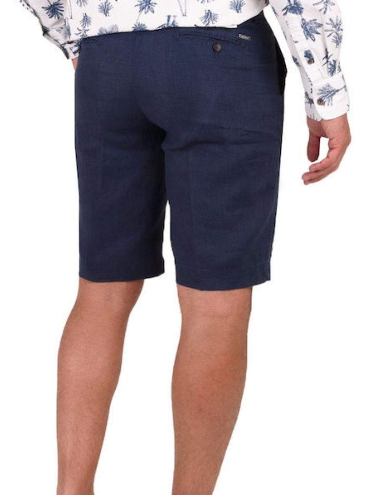 Markup - Bermuda regular in lino - Uomo - World Fashion
