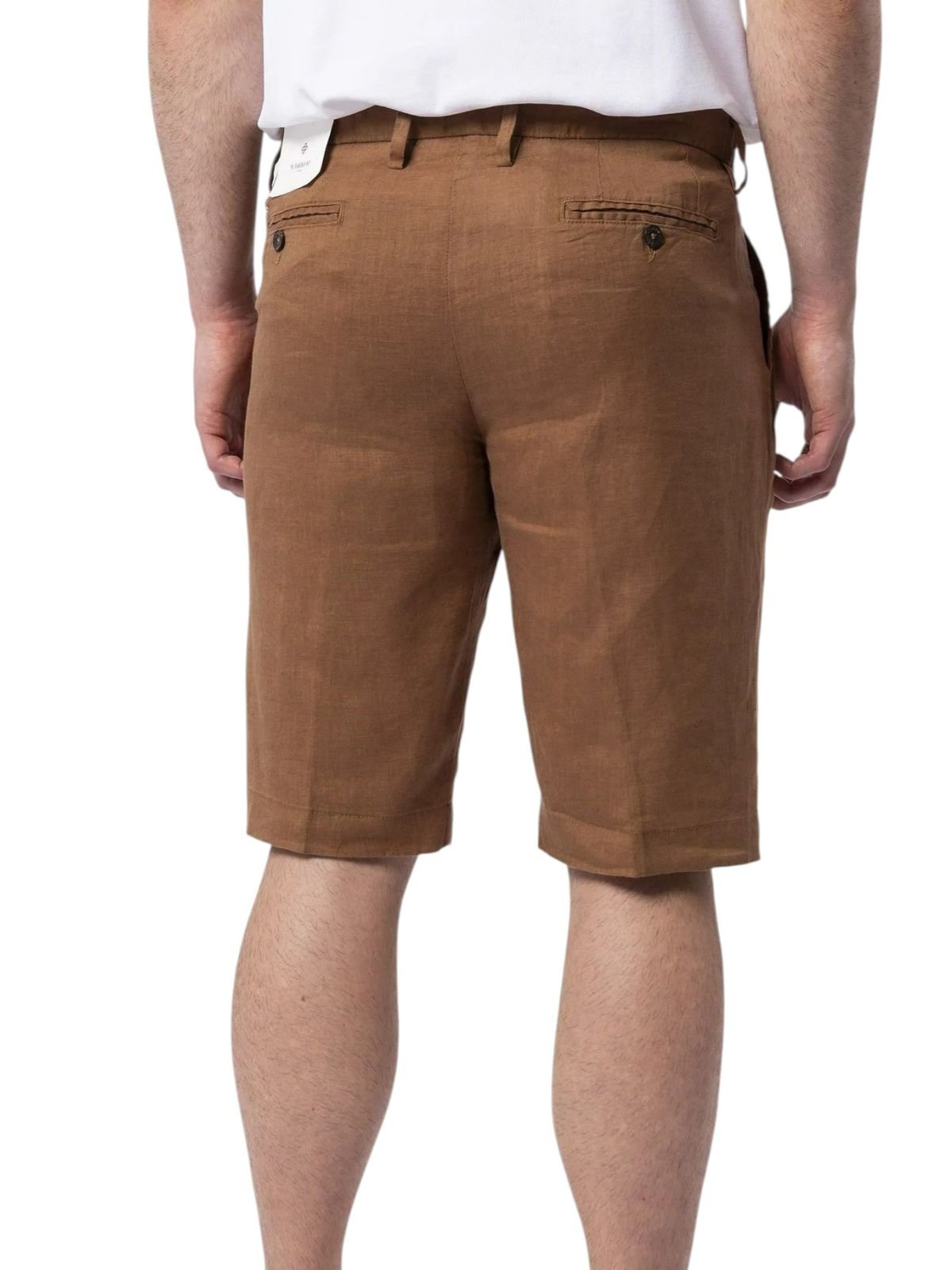 Markup - Bermuda regular in lino - Uomo - World Fashion
