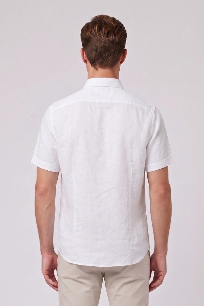 Markup - Camicia M/M Francese 100% Lino - Uomo - World Fashion