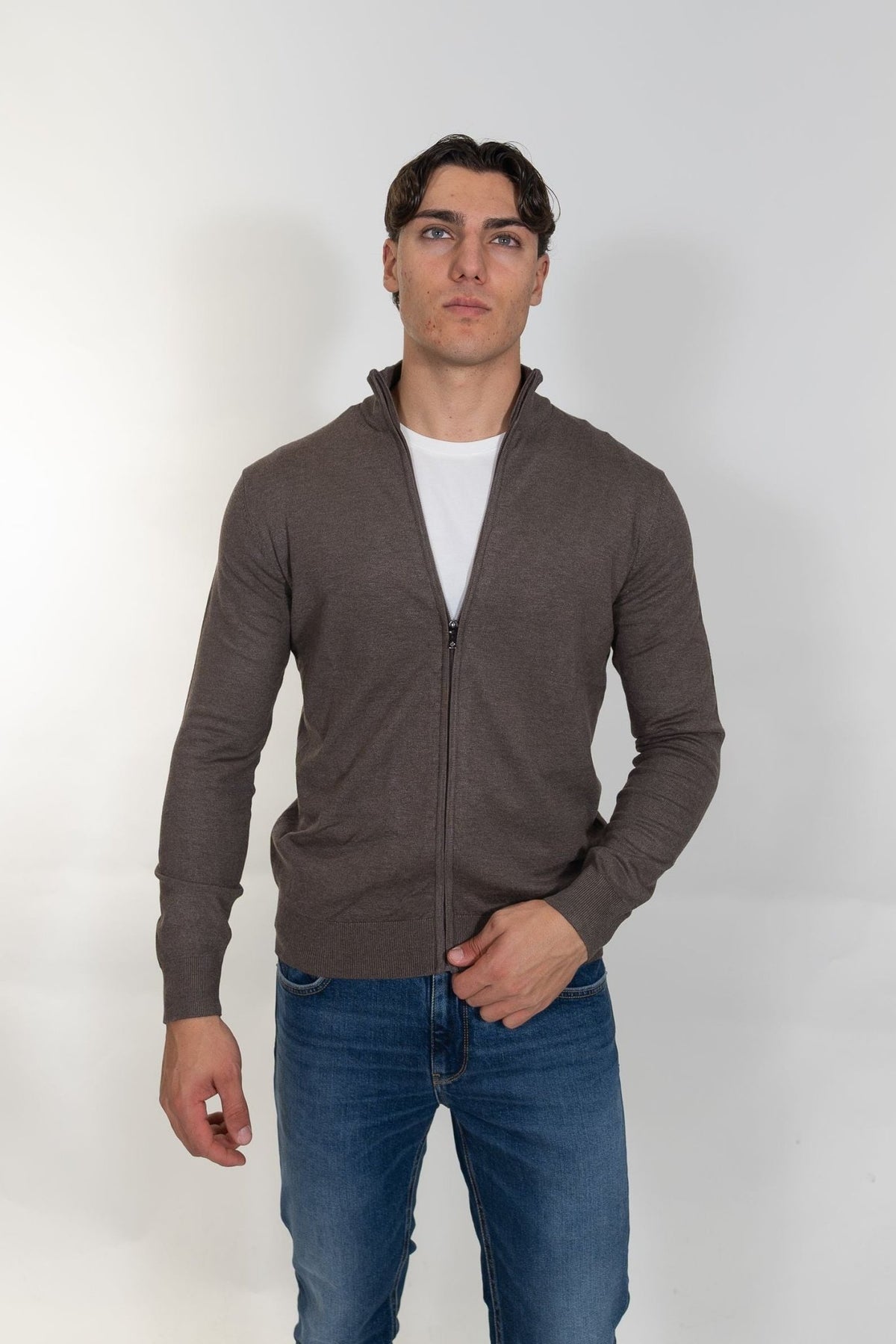 Markup - Cardigan lupetto in misto viscosa - Uomo - World Fashion